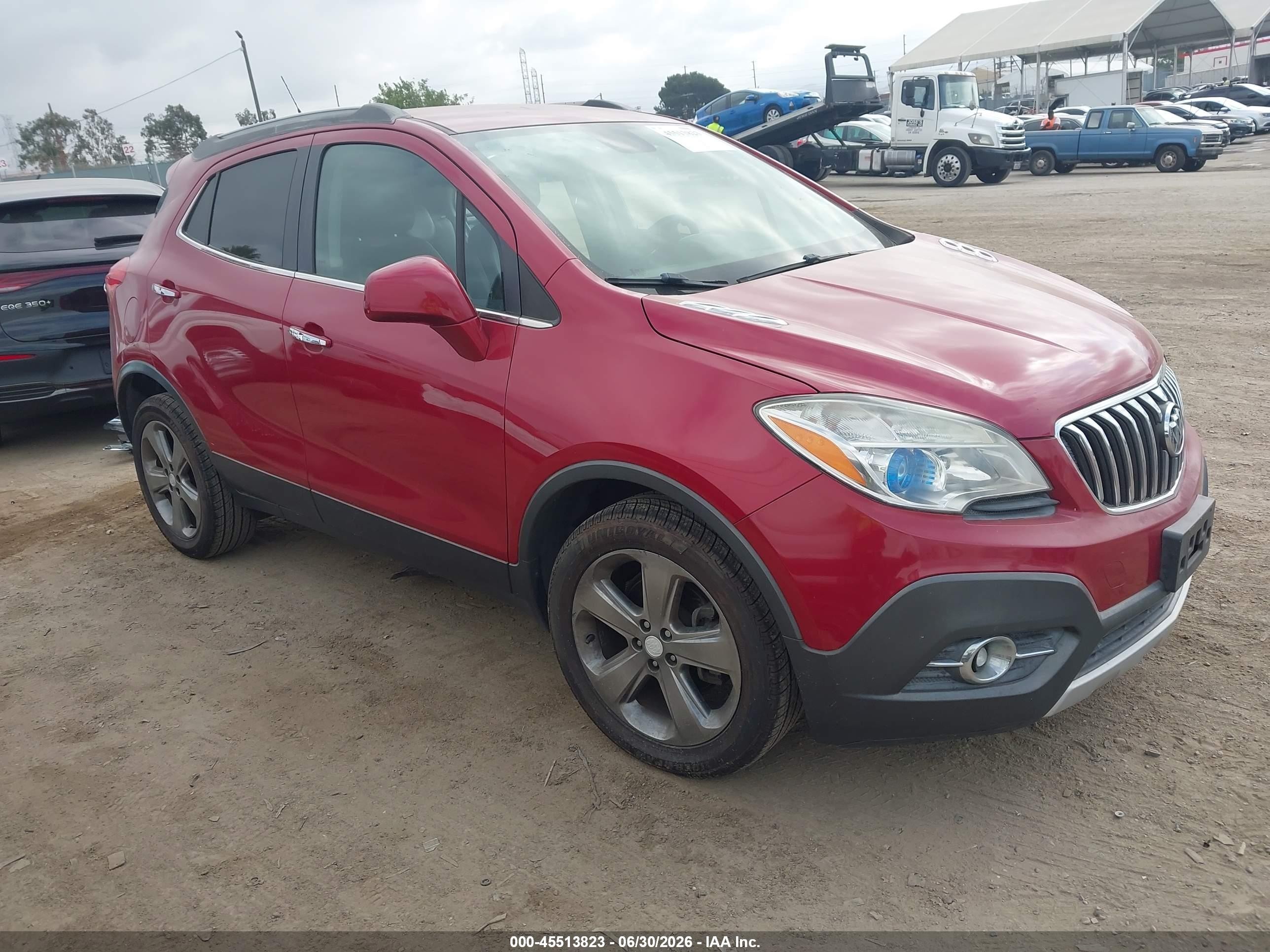 2013 Buick Encore Convenience, VIN KL4CJBSB5DB210652 — Side