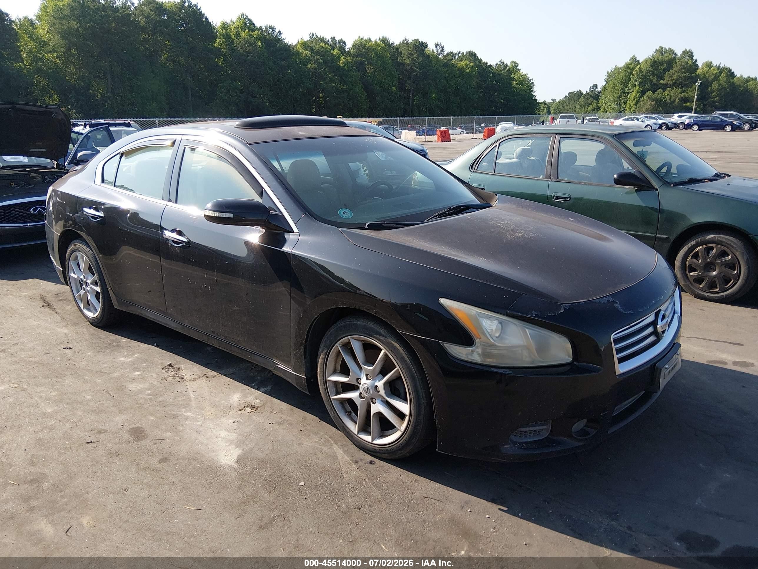 2012 Nissan Maxima S, VIN 1N4AA5AP4CC800576 — Обычный износ