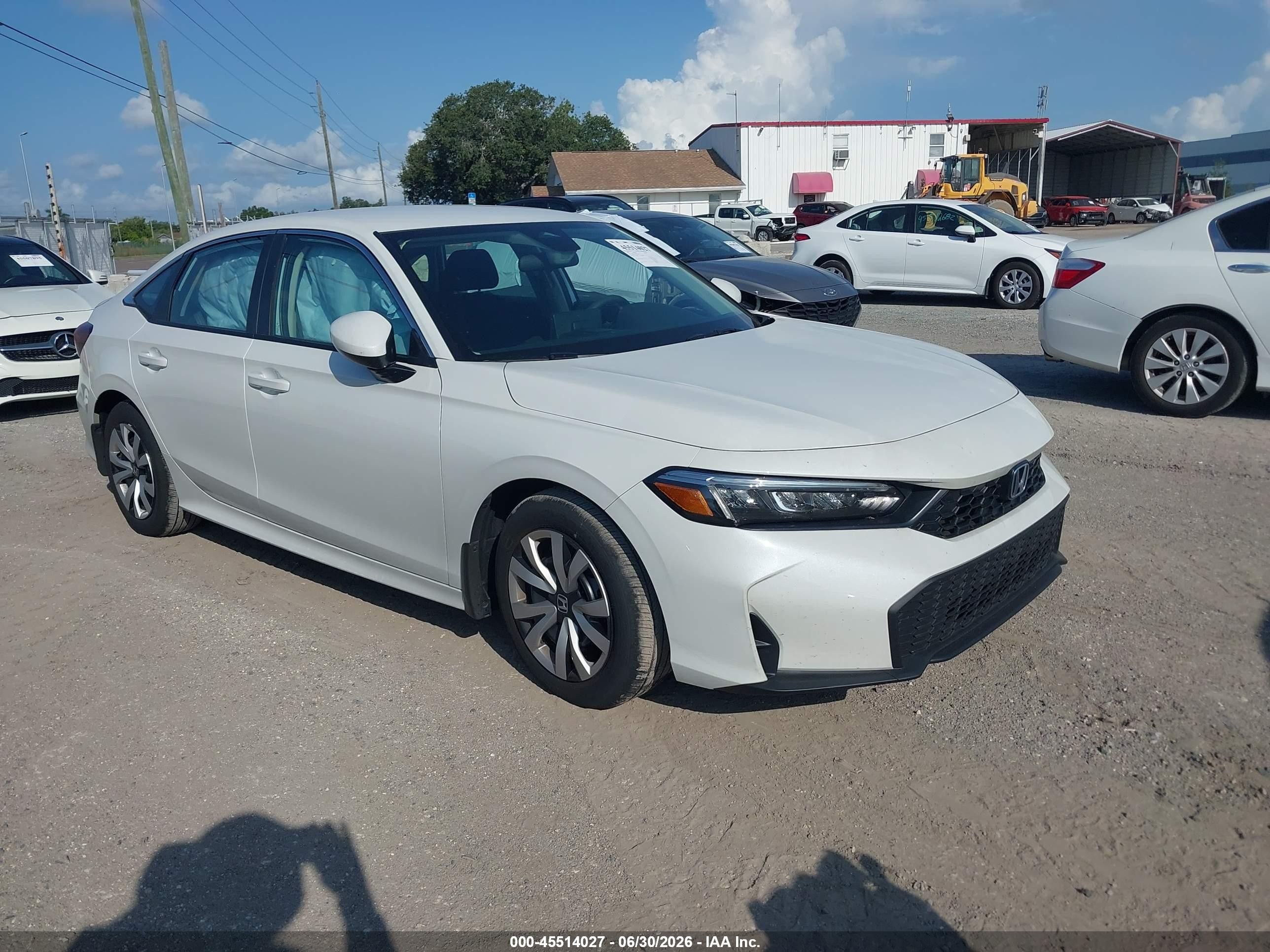 2026 Honda Civic LX, VIN 2HGFE2F29TH517220 — Electrical