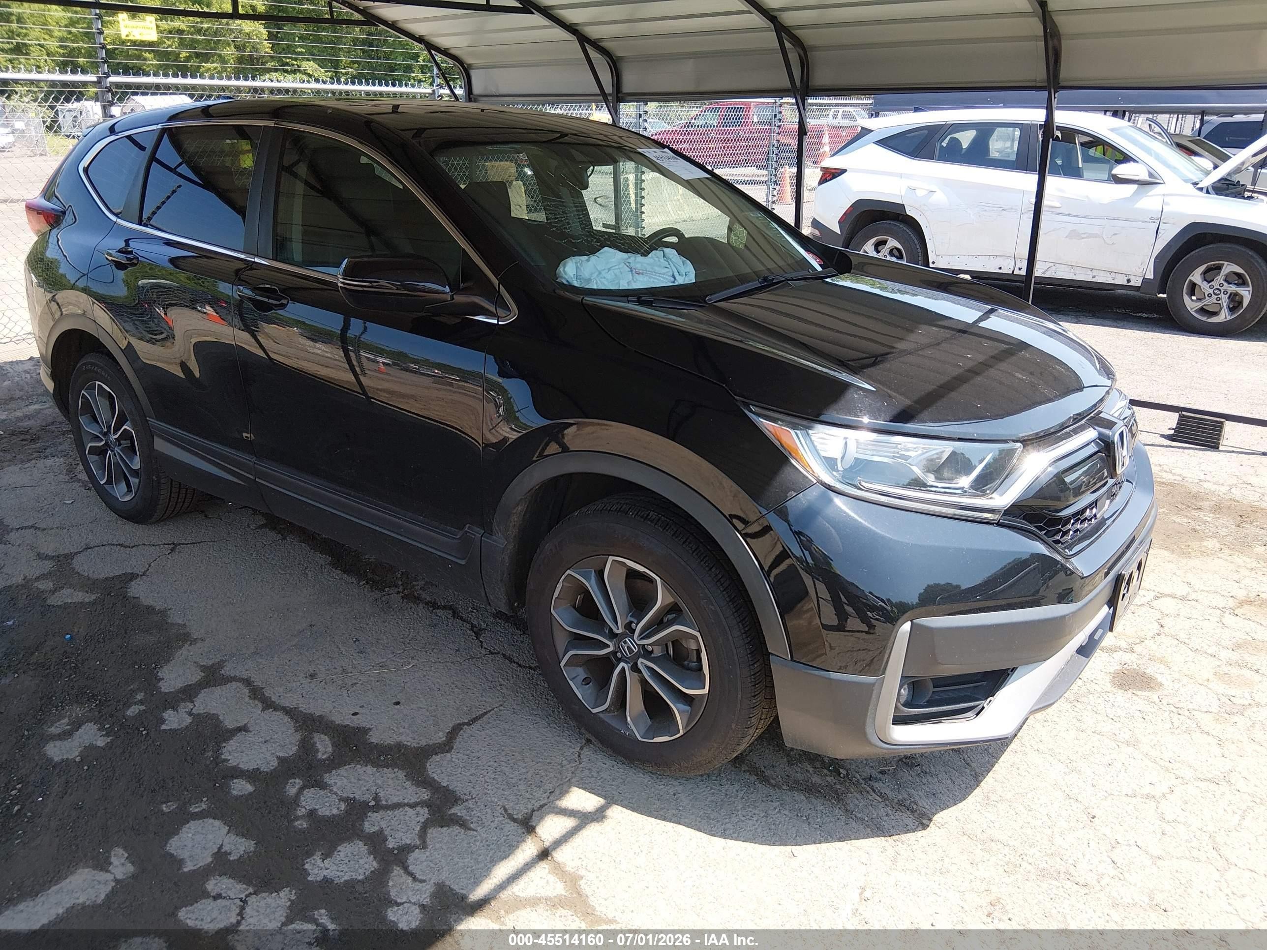 2022 Honda CR-V EX-L, VIN 2HKRW2H8XNH632638 — Front end