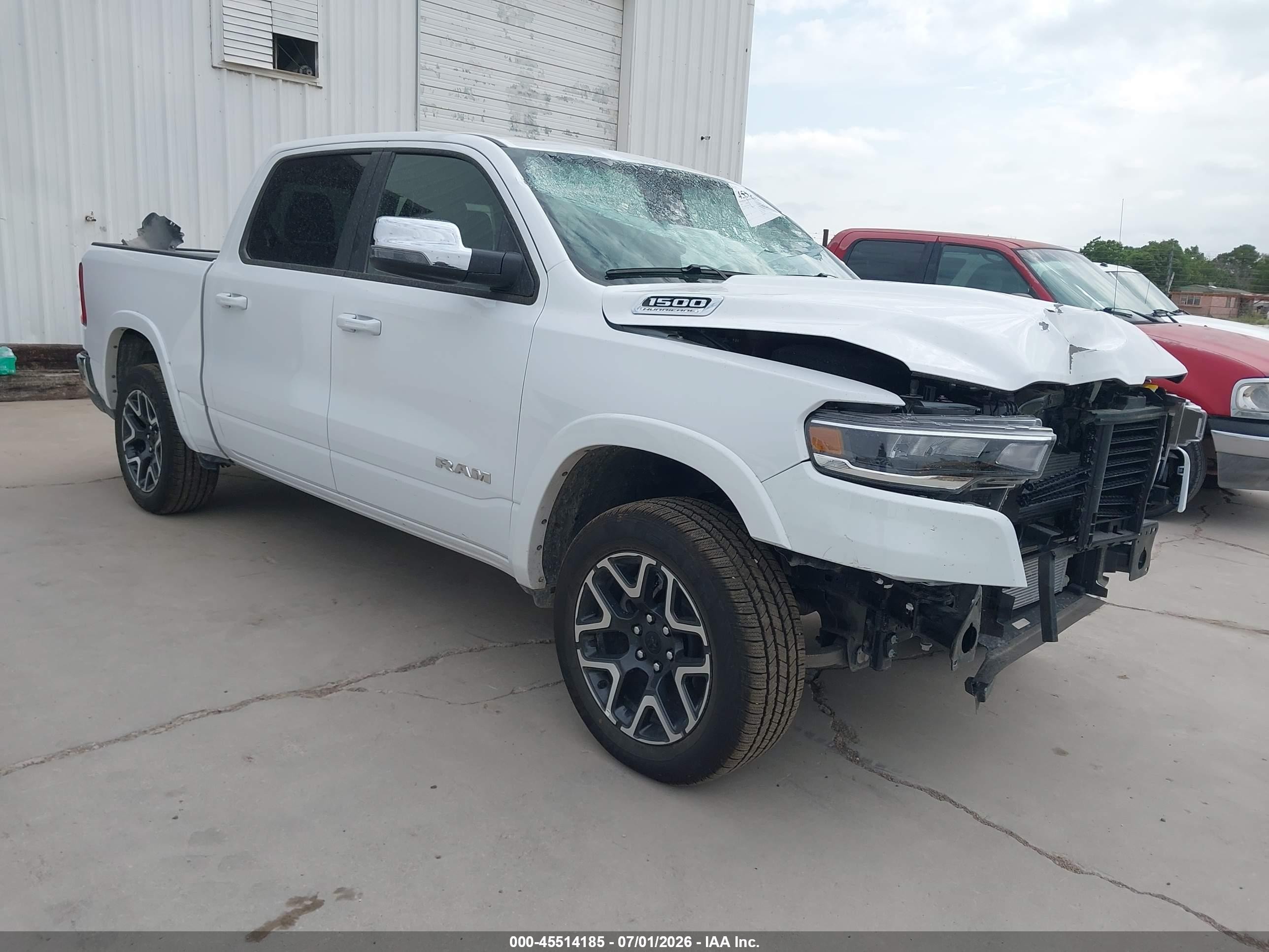 2026 Ram 1500 Laramie, VIN 1C6SRFJP4TN325827 — Front end