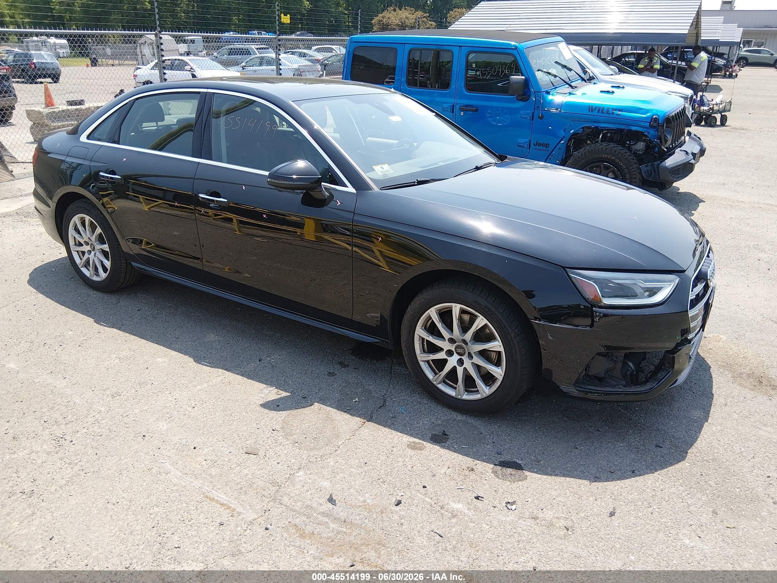 2021 Audi A4 Premium, VIN WAUABAF41MN010525 — Front end
