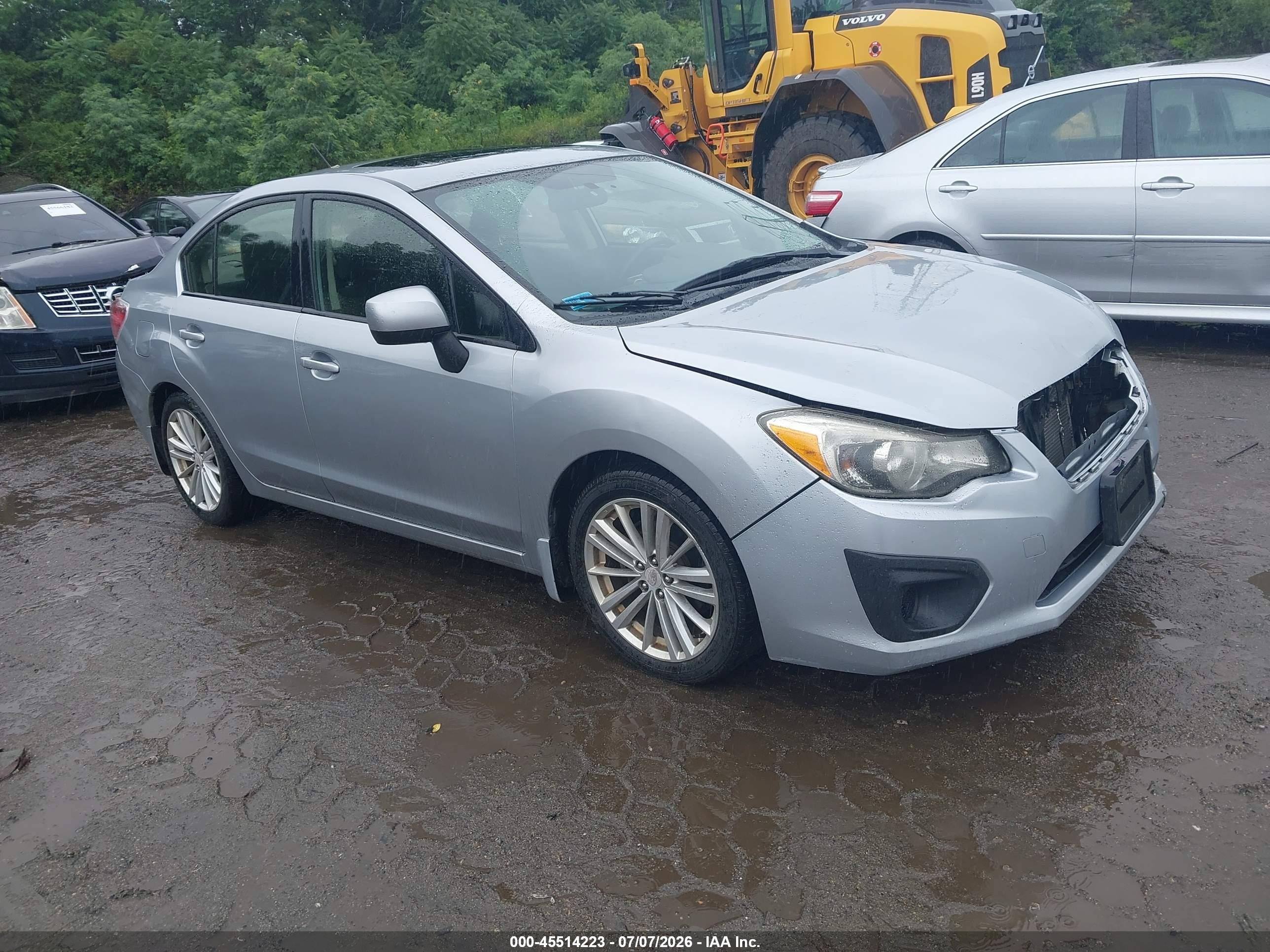 2013 Subaru Impreza Premium, VIN JF1GJAD60DH016924 — Front end