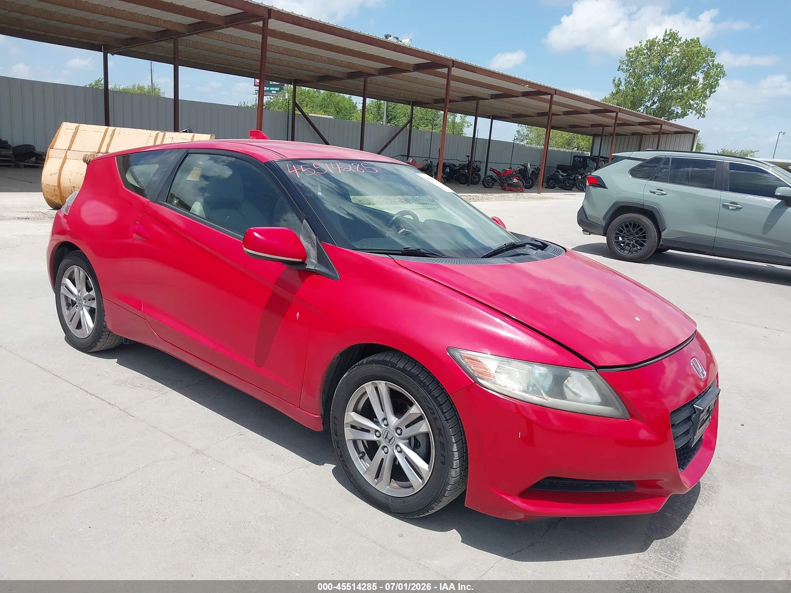 2012 Honda CR-Z, VIN JHMZF1D40CS004307 — Front end