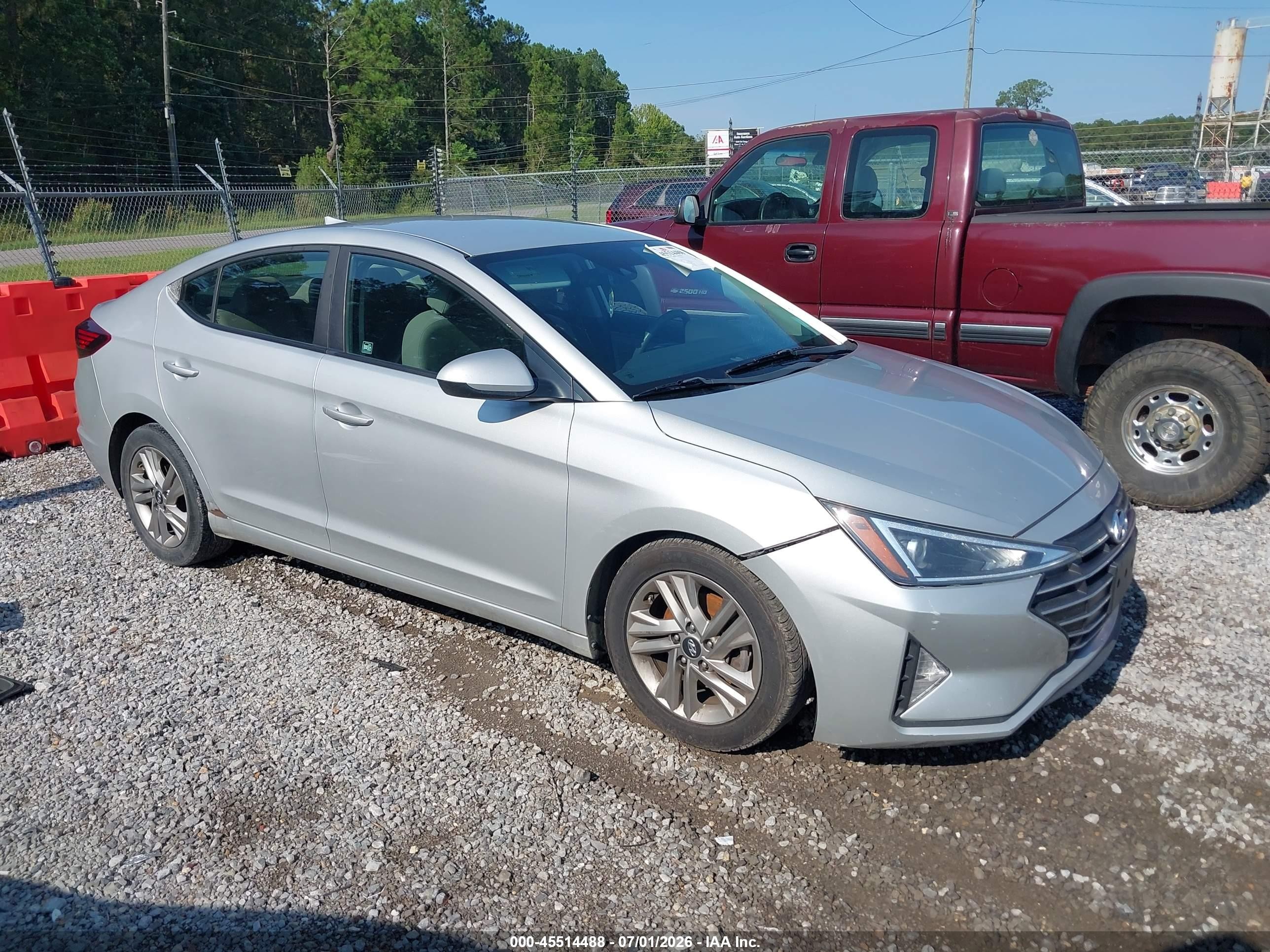 2020 Hyundai Elantra SEL, VIN 5NPD84LF4LH528021 — Water / flood