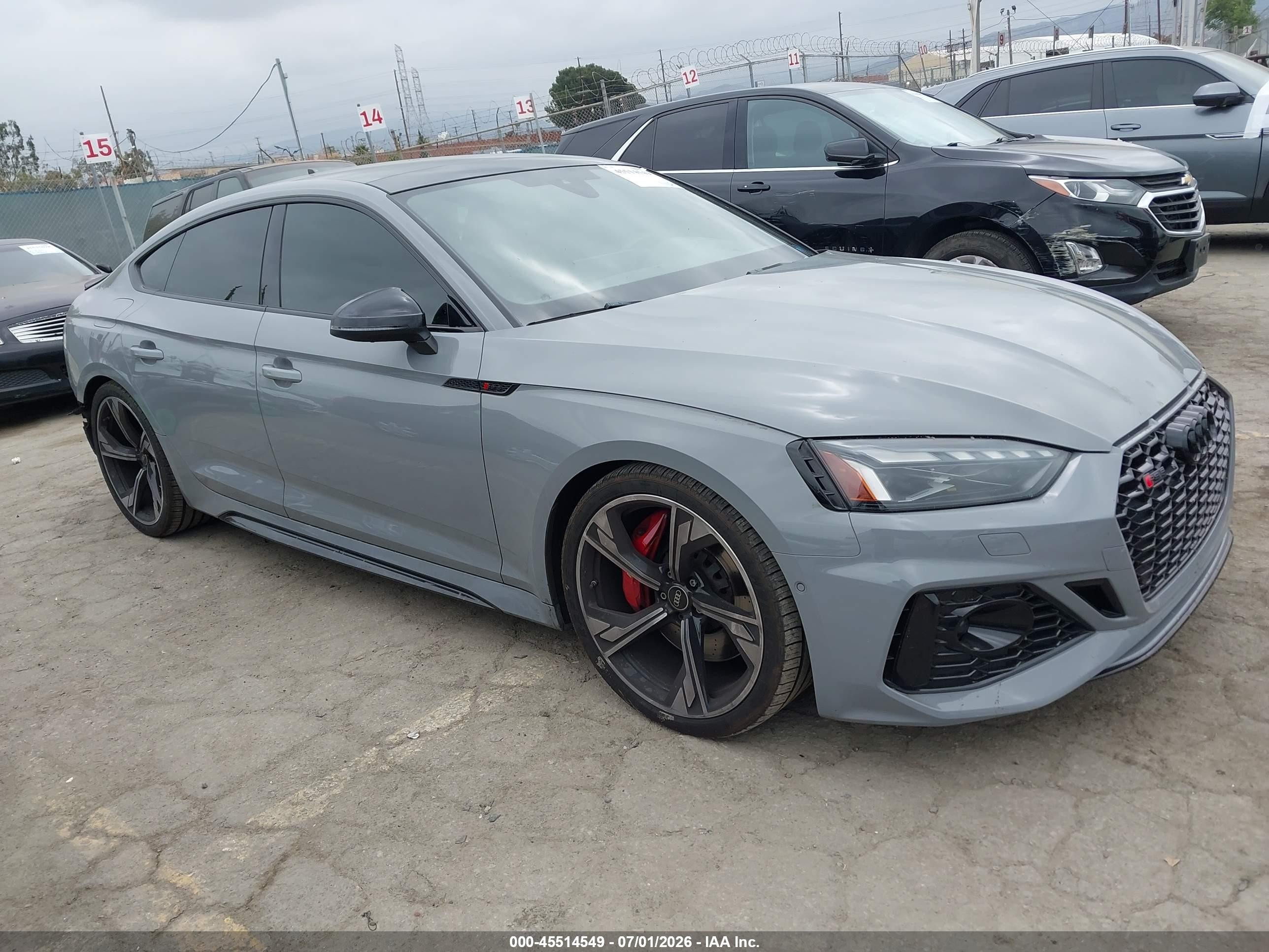 2022 Audi RS 5 Sportback, VIN WUAAWCF57NA901801 — Rear end