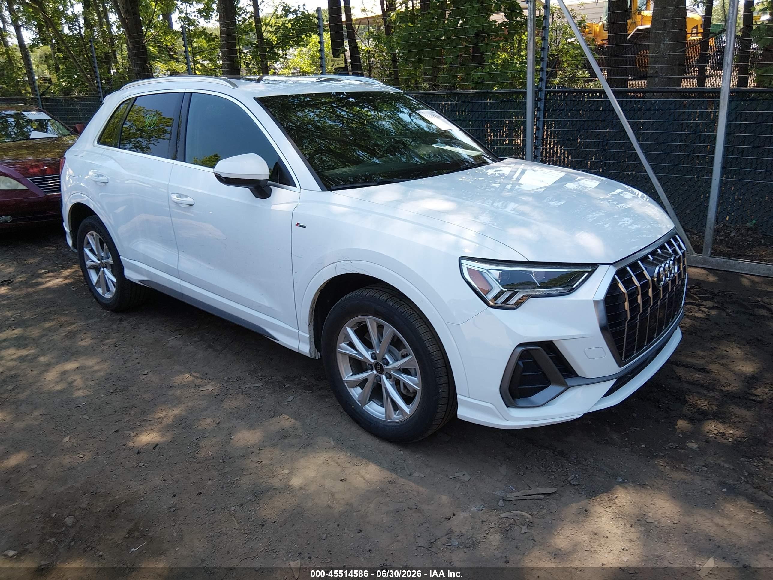 2024 Audi Q3 S line Premium, VIN WA1DECF38R1052175 — Rear end