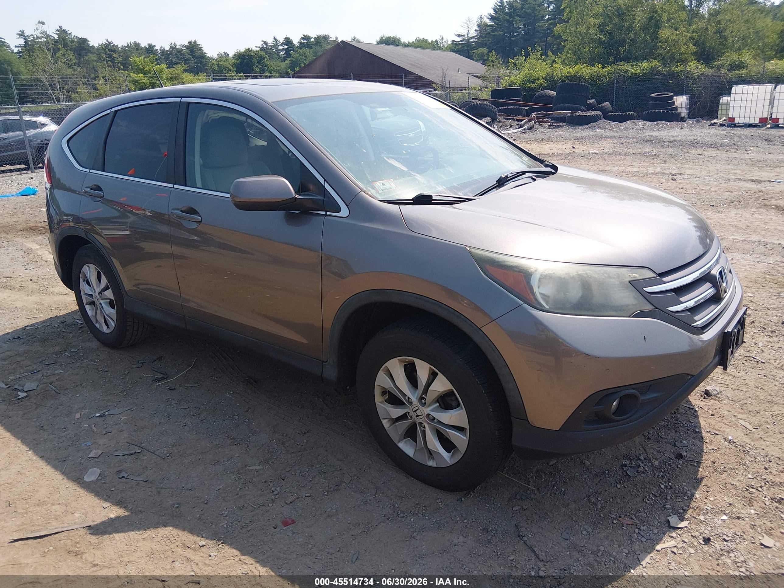 2014 Honda CR-V EX, VIN 5J6RM4H56EL003570 — Side