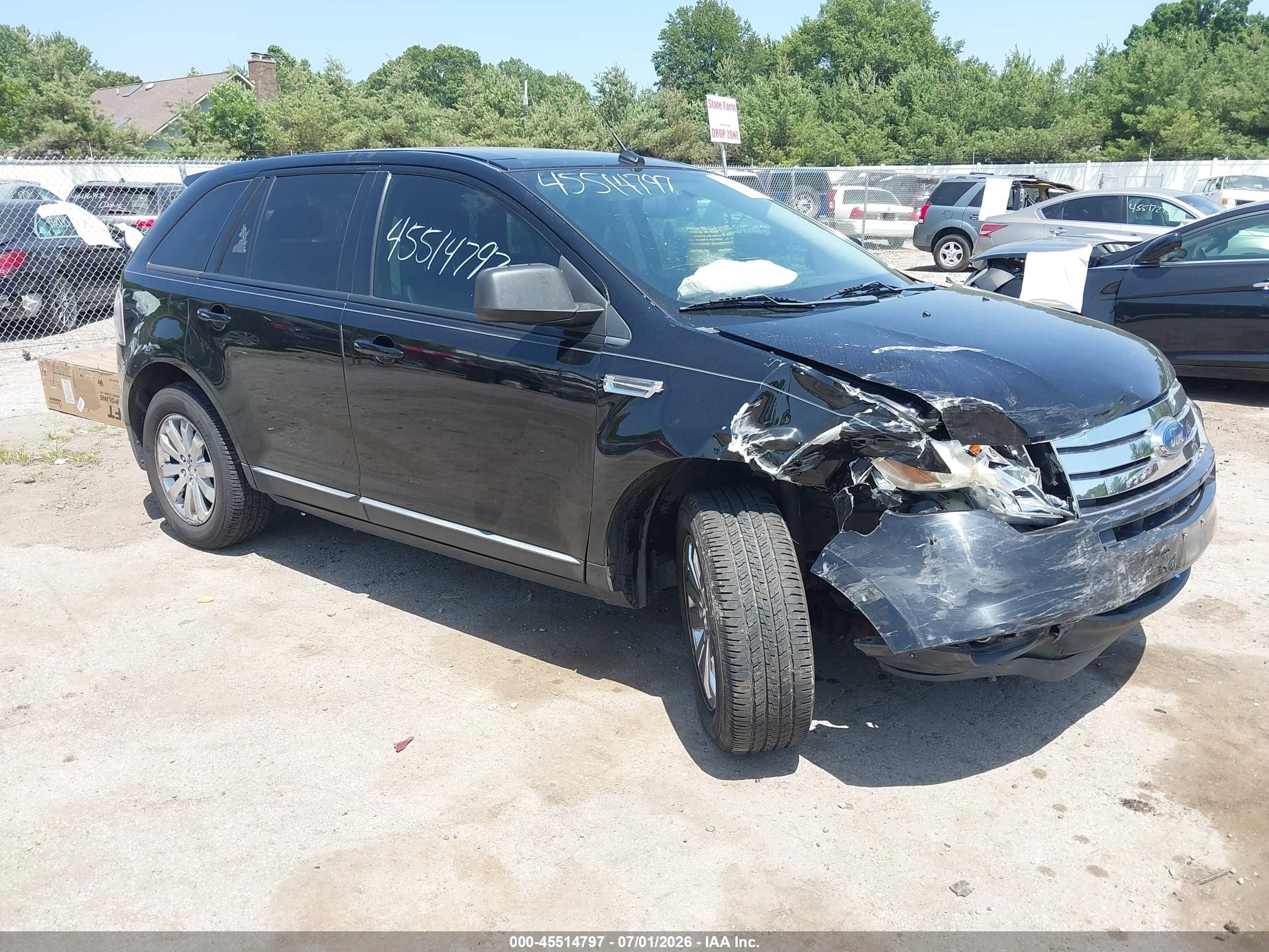2009 Ford Edge SEL, VIN 2FMDK38C29BA59831 — Front end