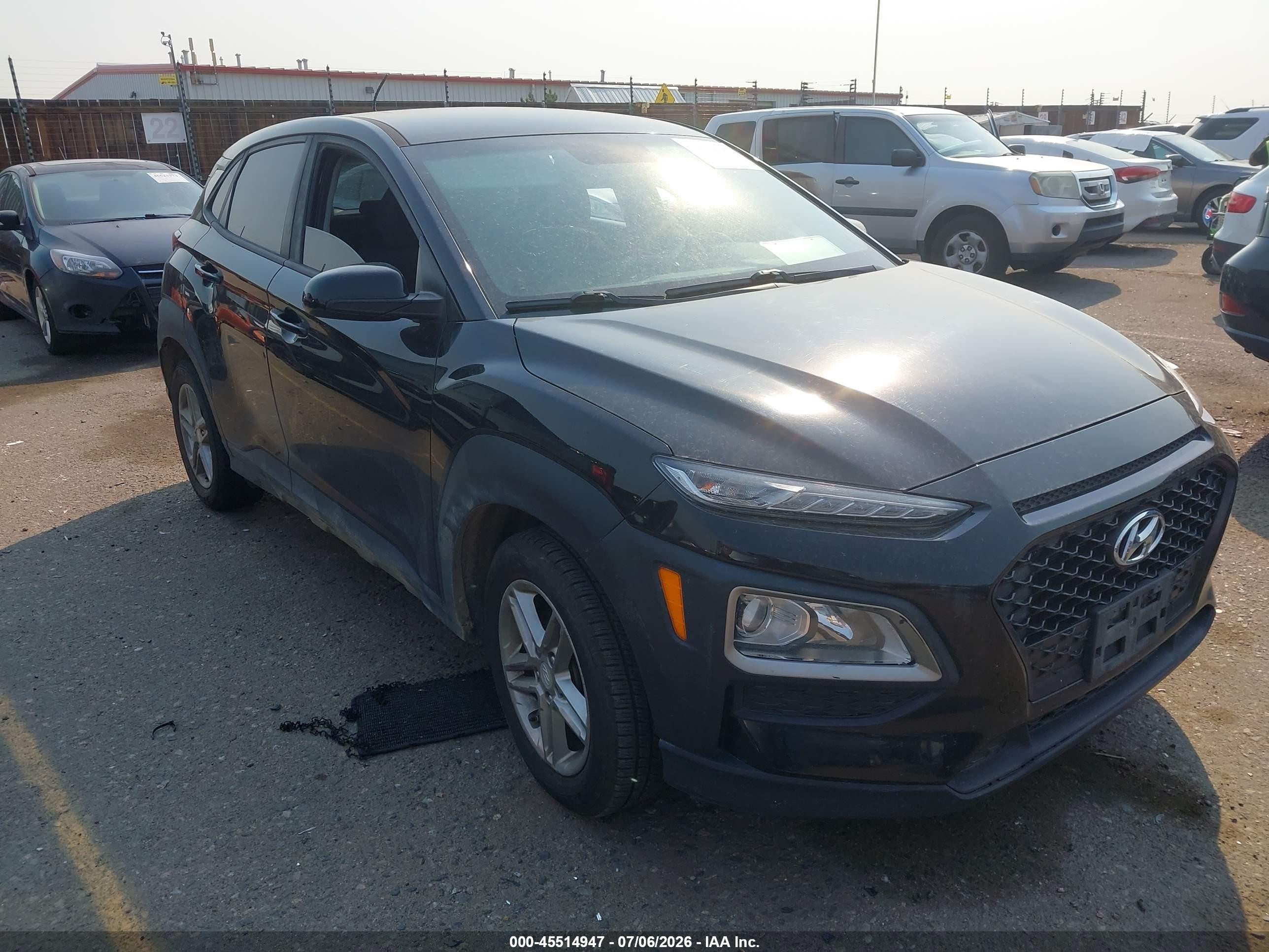 2018 Hyundai Kona SE, VIN KM8K1CAA0JU086043 — После угона