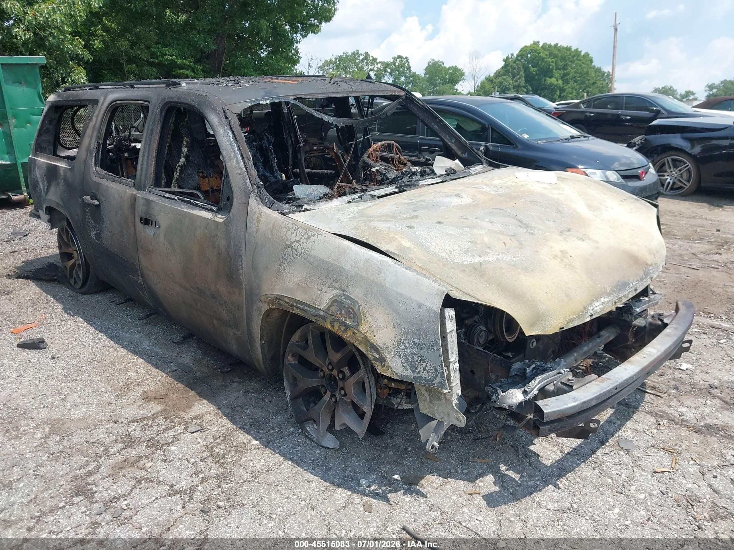 2009 GMC Yukon XL SLE 3SA, VIN 1GKFC26J99R287669 — Burn