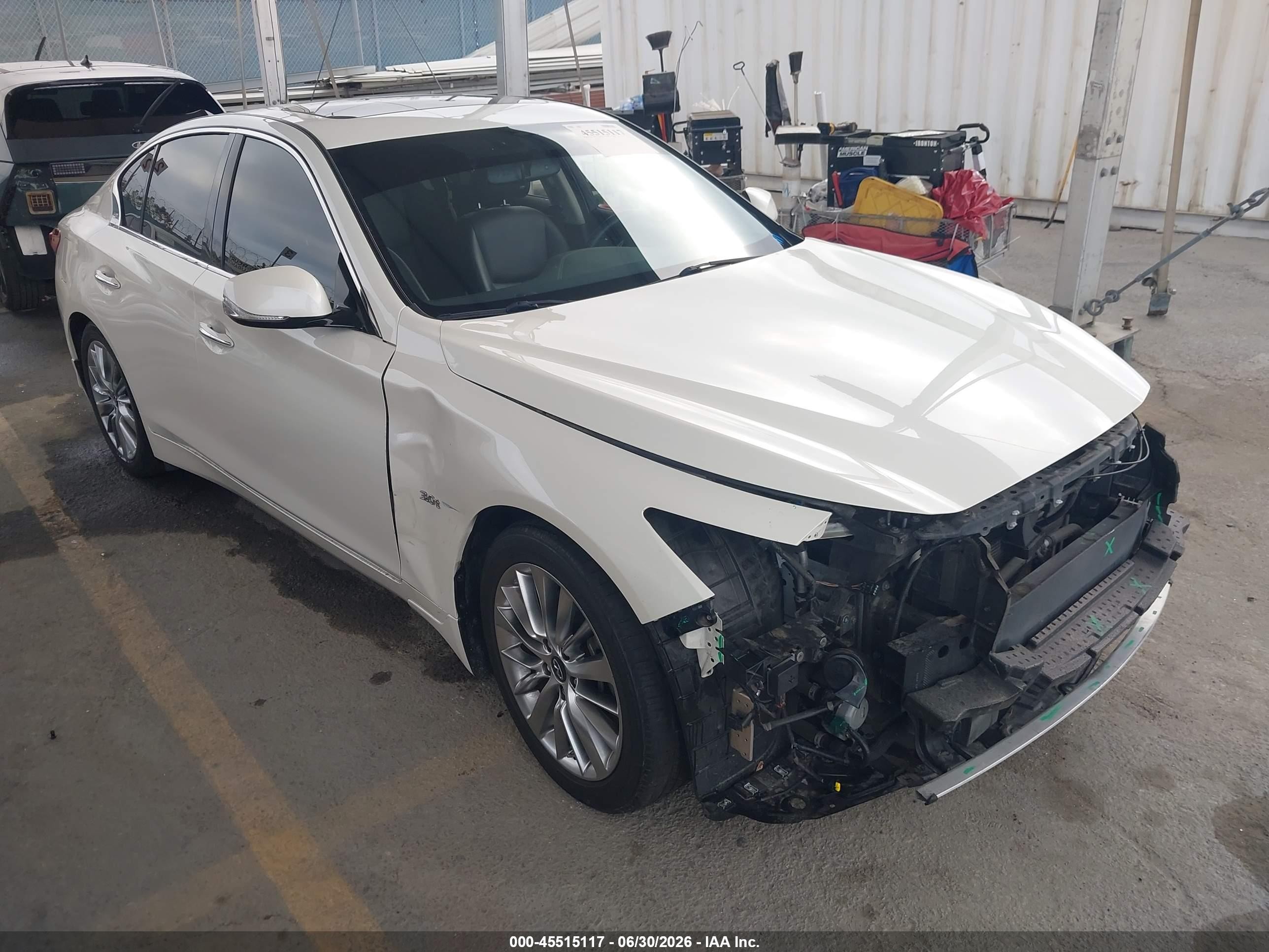 2019 Infiniti Q50 Signature Edition, VIN JN1EV7AP4KM512256 — После угона