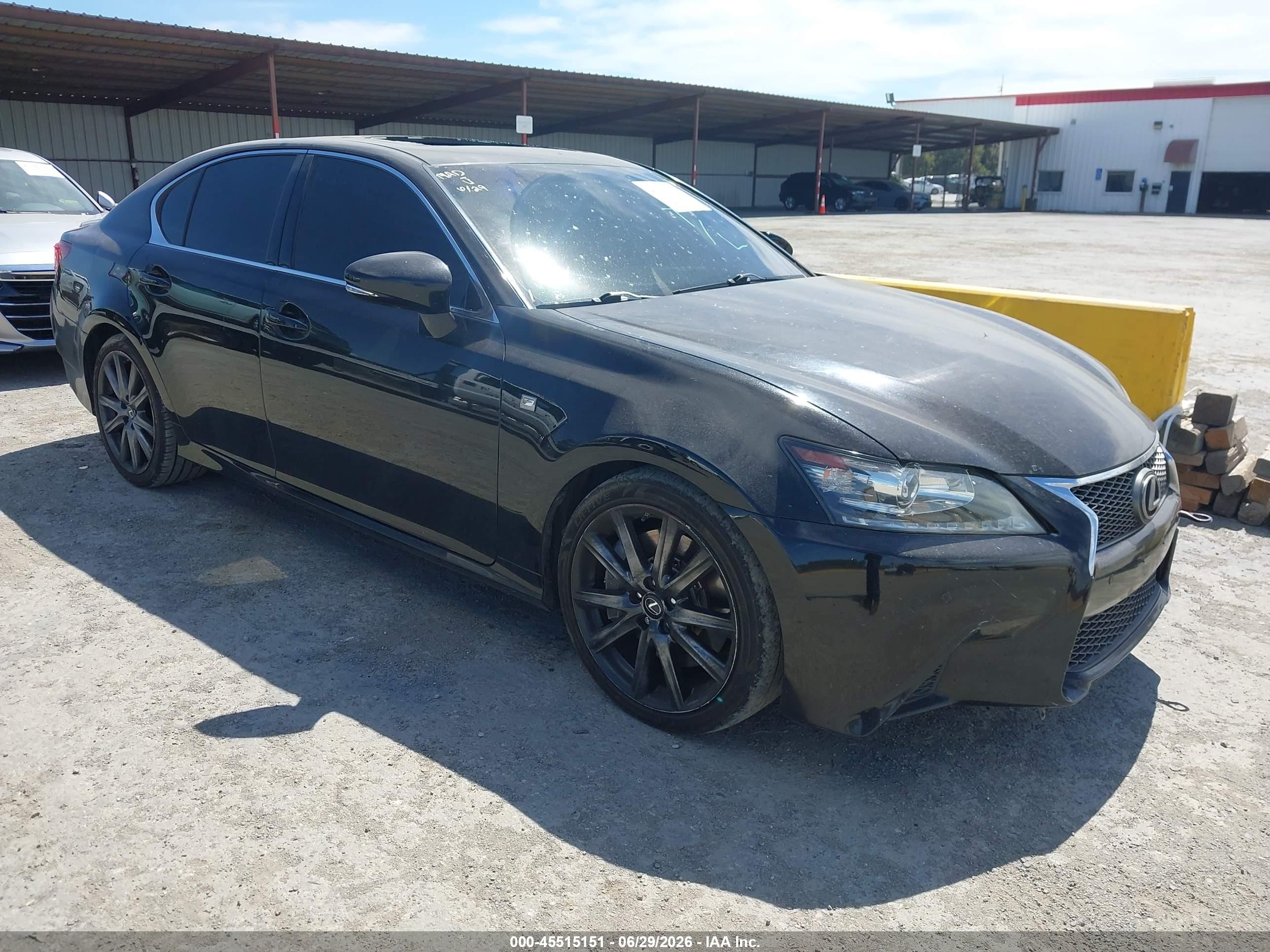 2013 Lexus GS 350, VIN JTHBE1BL8D5015151 — После угона