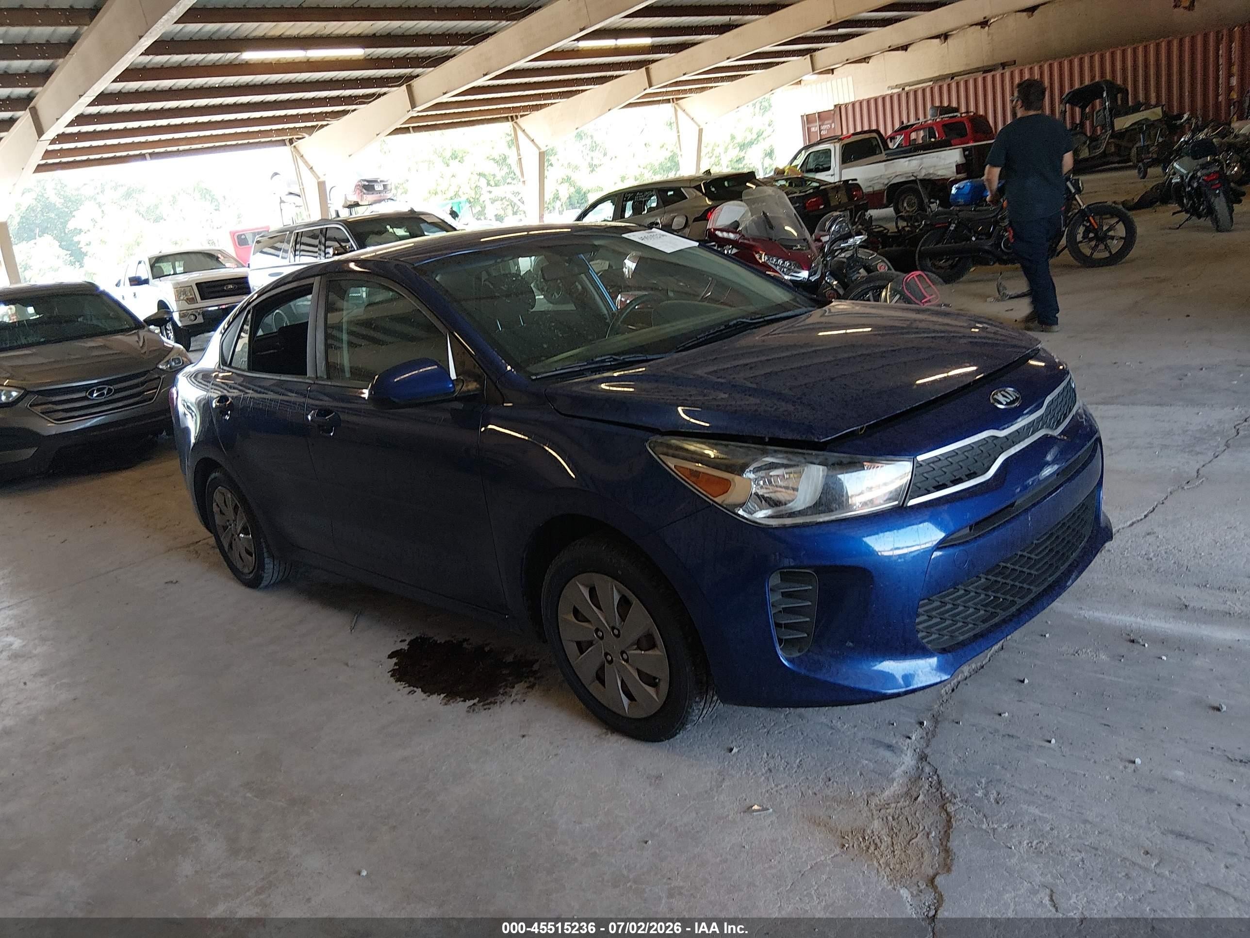 2019 Kia Rio S, VIN 3KPA24AB2KE200474 — Side