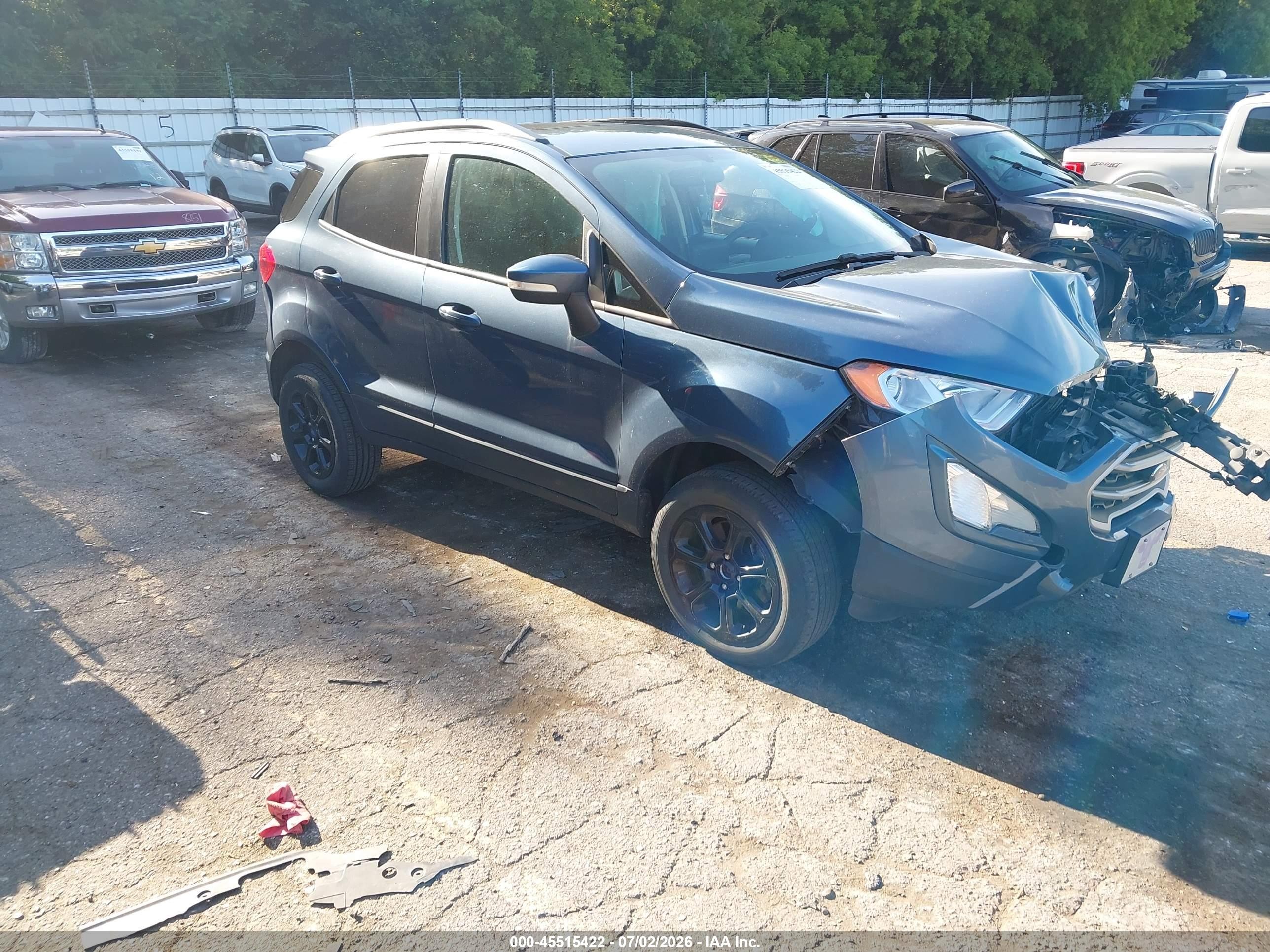 2021 Ford EcoSport SE, VIN MAJ6S3GL4MC435703 — Front end