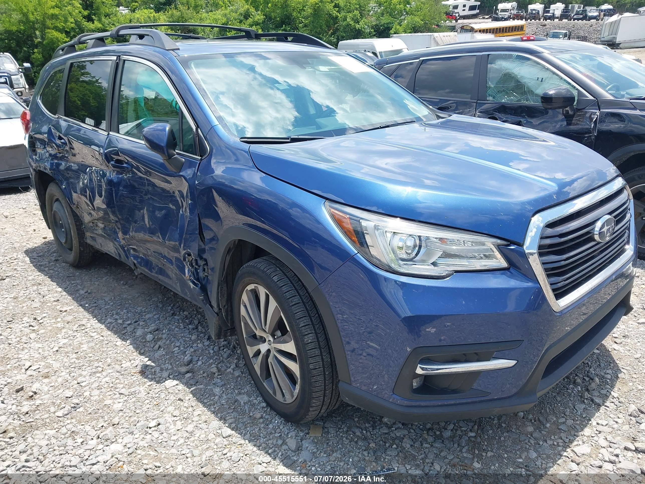 2021 Subaru Ascent Limited, VIN 4S4WMAPD5M3435089 — Side