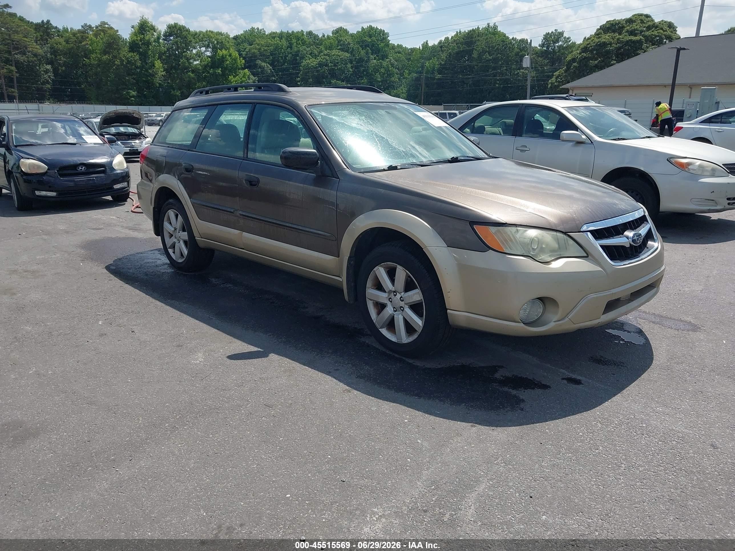 2008 Subaru Outback i, VIN 4S4BP61C787327784 — Normal wear