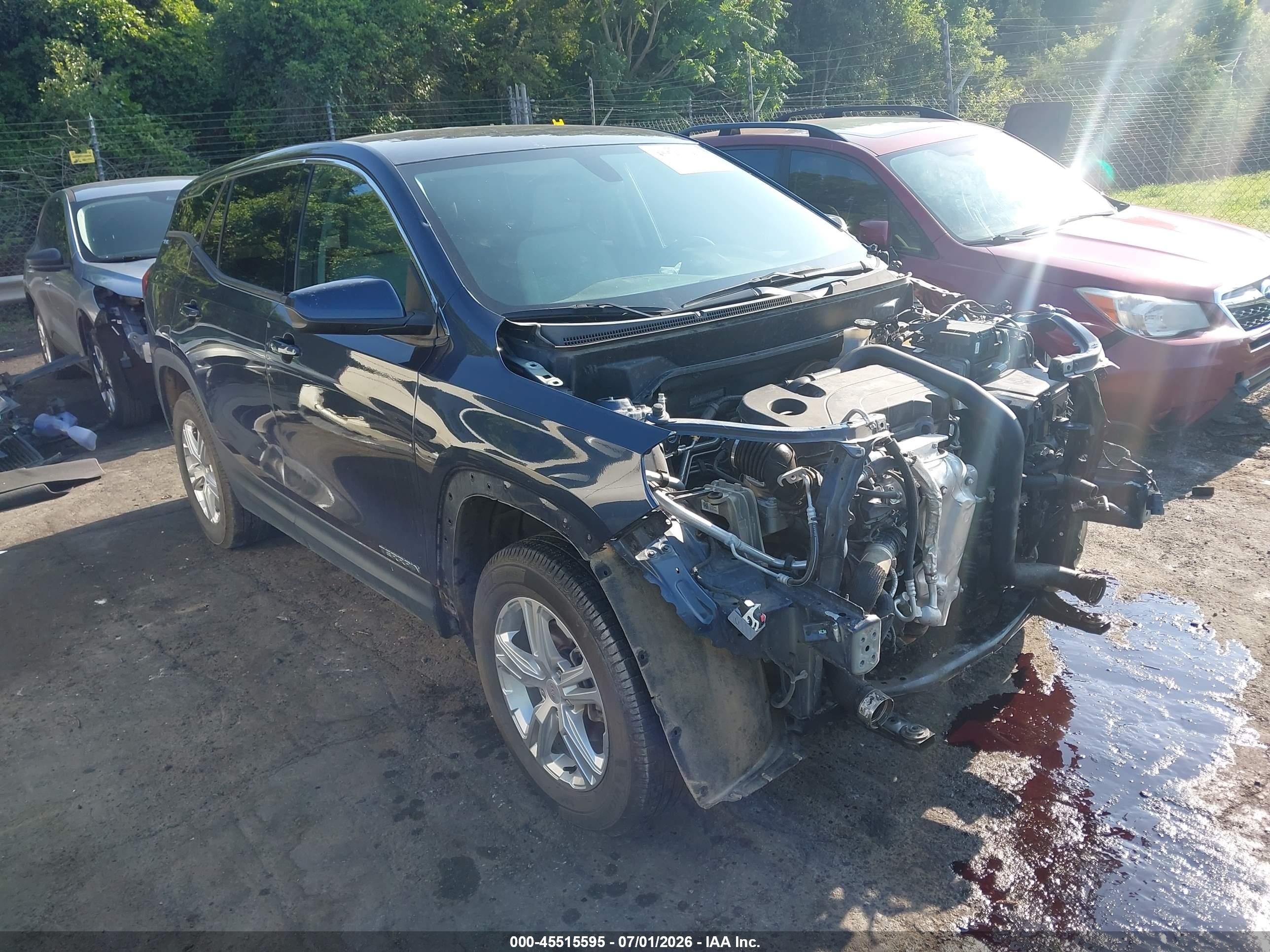 2018 GMC Terrain SLE, VIN 3GKALMEV0JL196618 — Front end