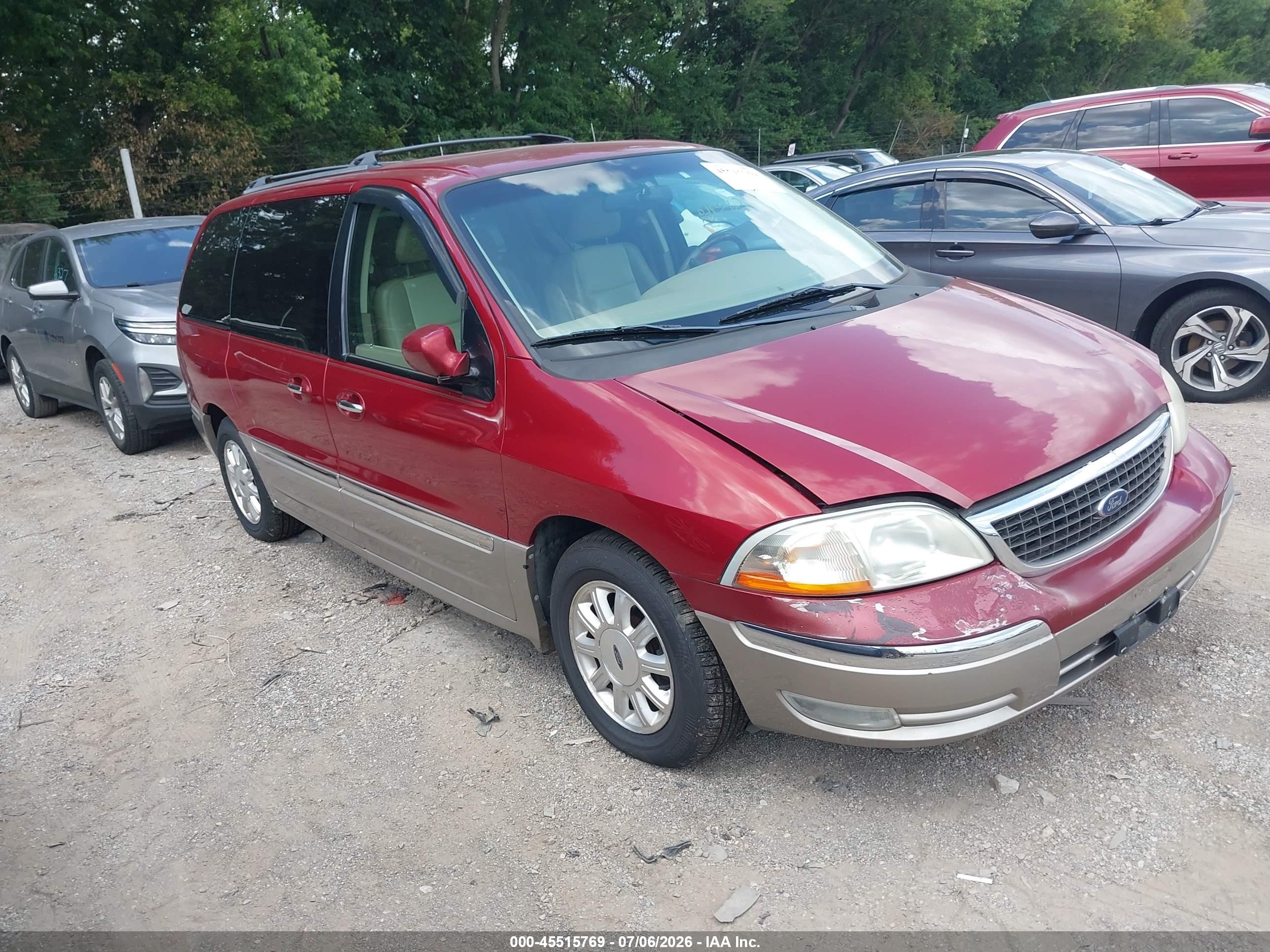 2003 Ford Windstar LTD, VIN 2FMDA58483BA08543 — Обычный износ