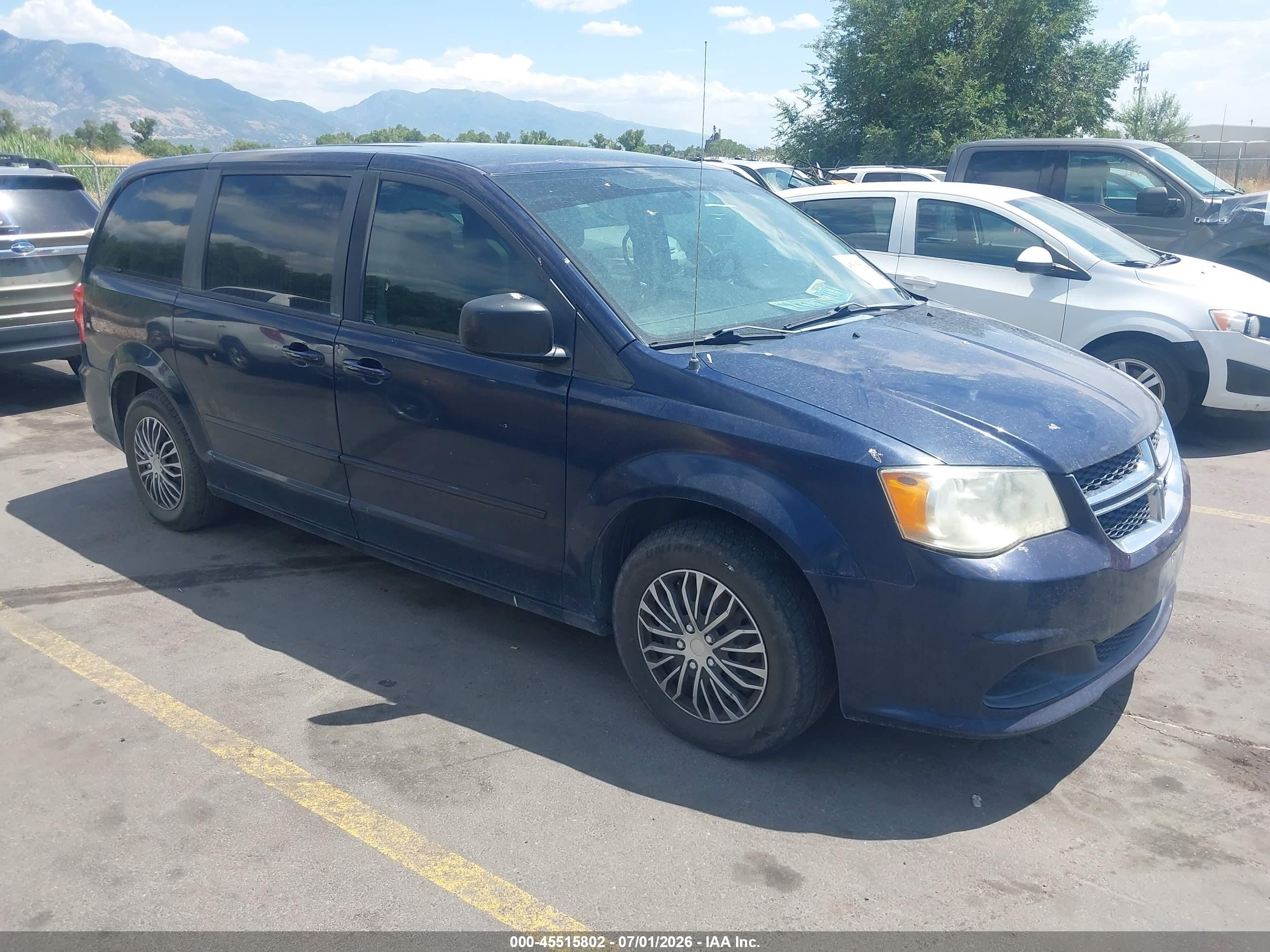 2012 Dodge Grand Caravan SE, VIN 2C4RDGBG0CR372995 — Обычный износ