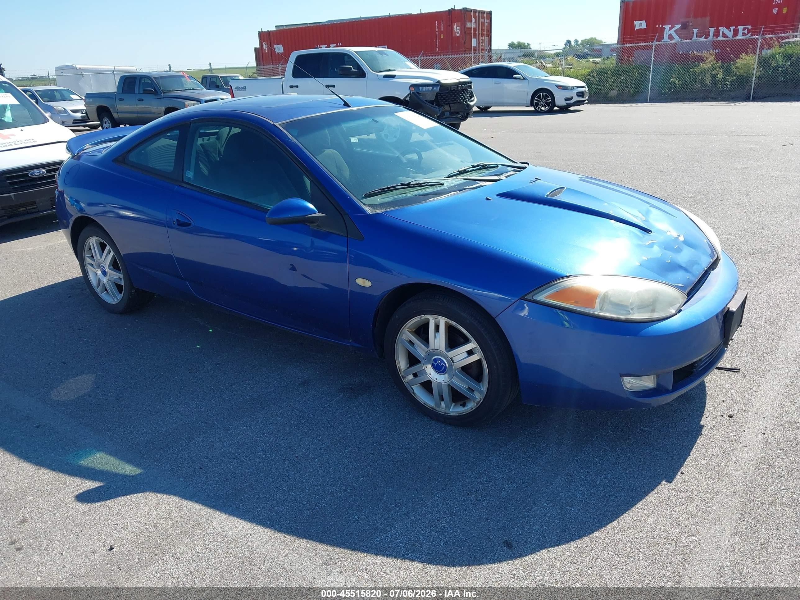2002 Mercury Cougar, VIN 1ZWFT61L125620612 — Normal wear