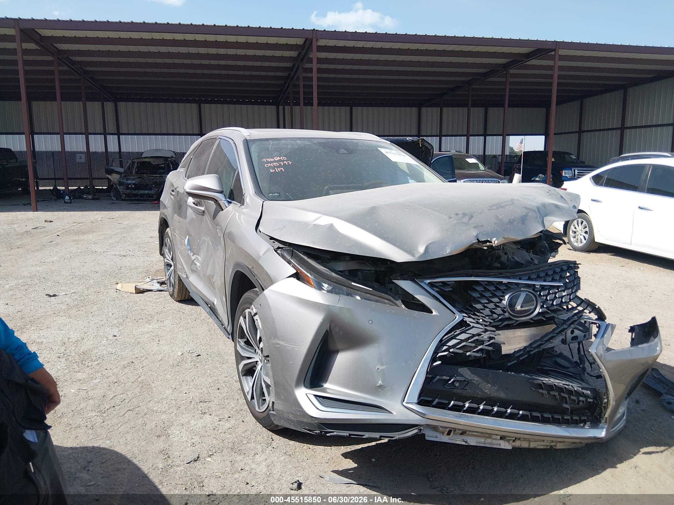2020 Lexus RX 450h, VIN 2T2HGMDA8LC045797 — Перед