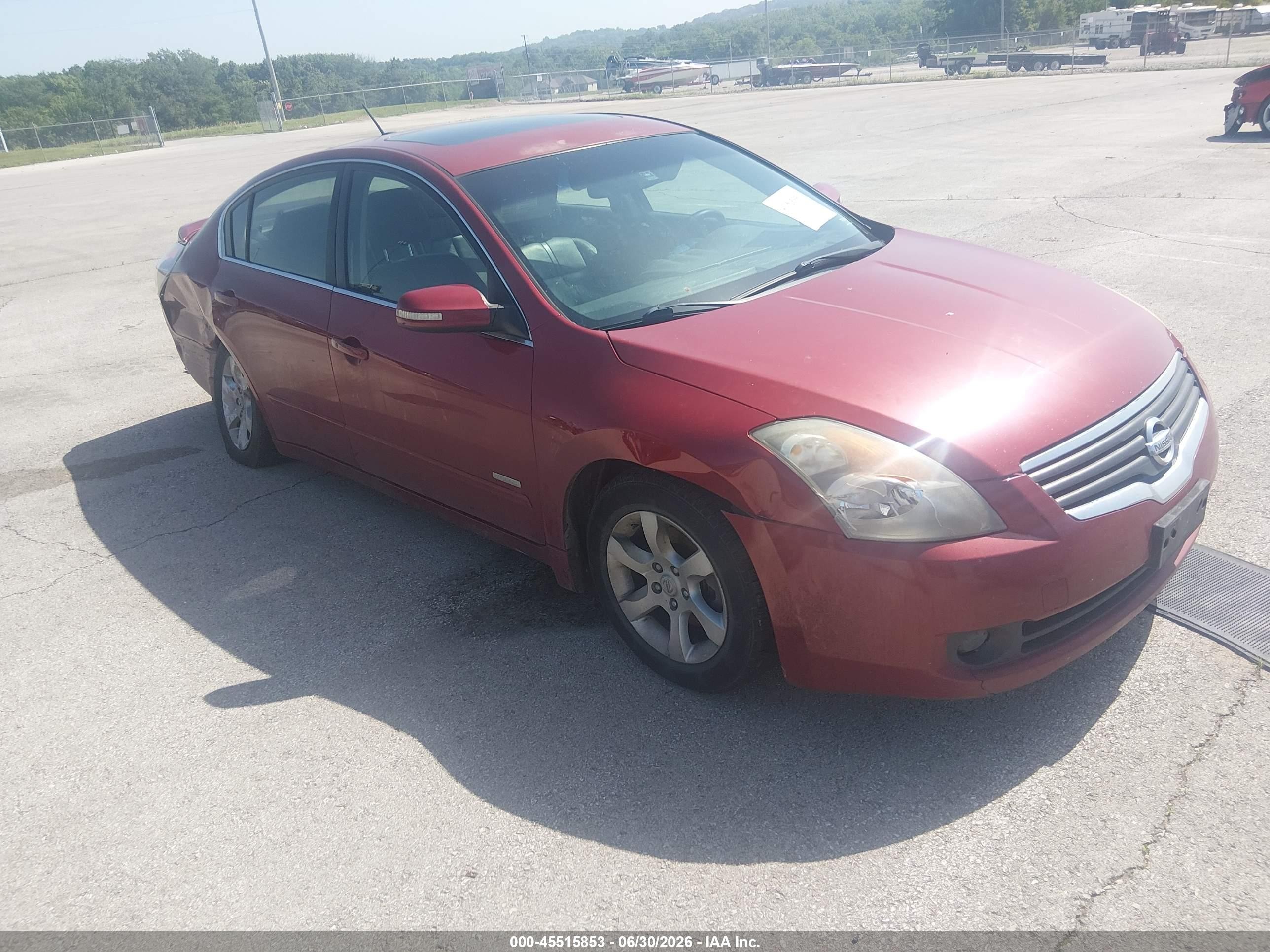 2007 Nissan Altima Hybrid, VIN 1N4CL21E67C223748 — Rear end