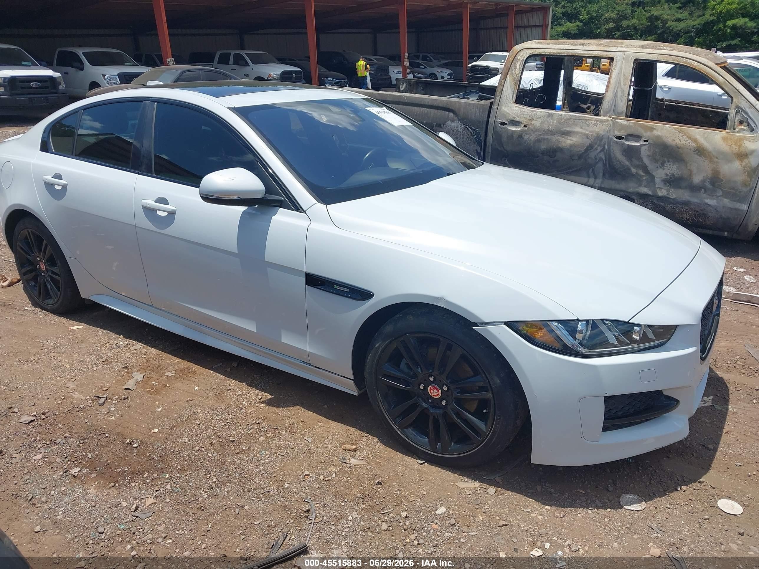 2018 Jaguar XE, VIN SAJAF4FN9JCP37776 — Front end