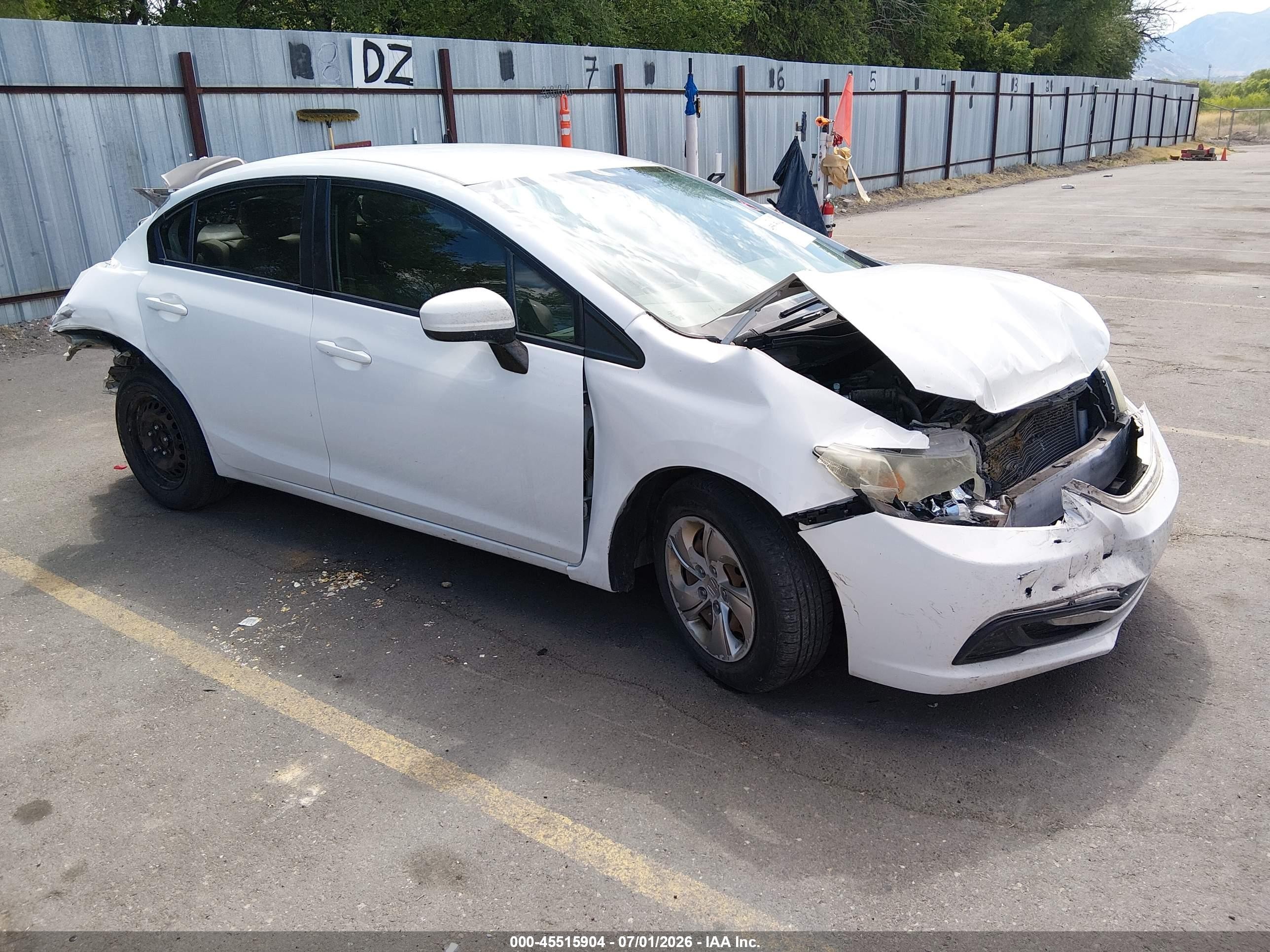 2014 Honda Civic LX, VIN 19XFB2F53EE037836 — All over