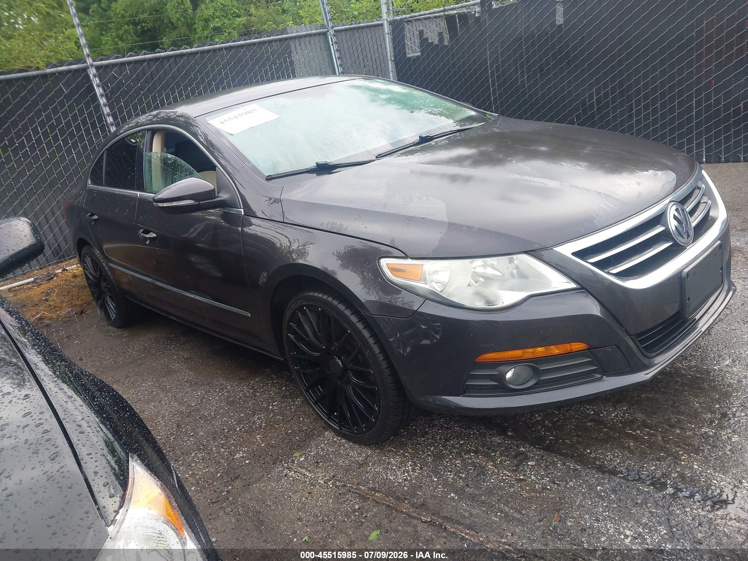 2010 Volkswagen CC Sport, VIN WVWMN7AN6AE544707 — Normal wear