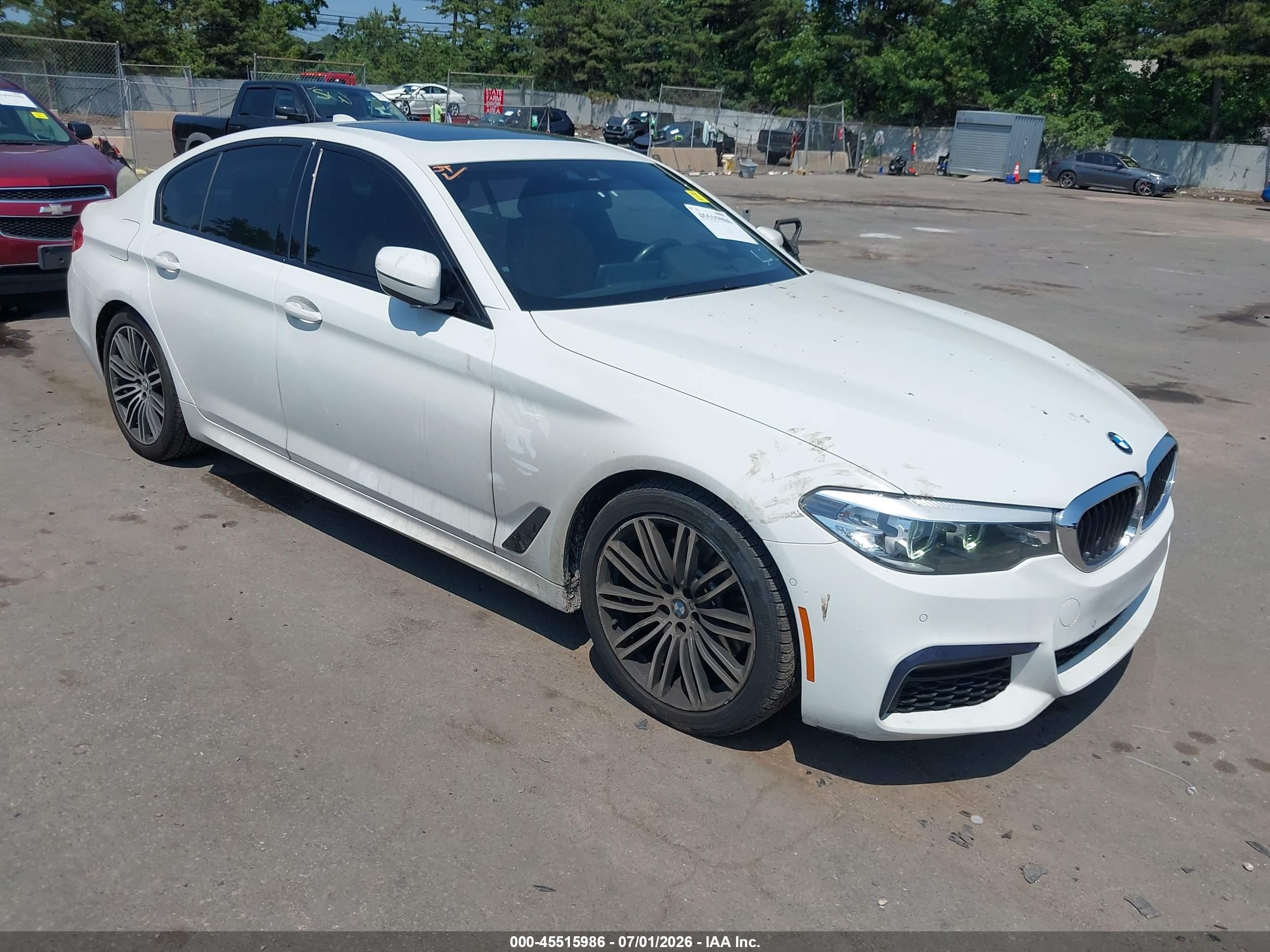 2019 BMW 5 Series 540i xDrive, VIN WBAJE7C5XKWW20910 — Undercarriage
