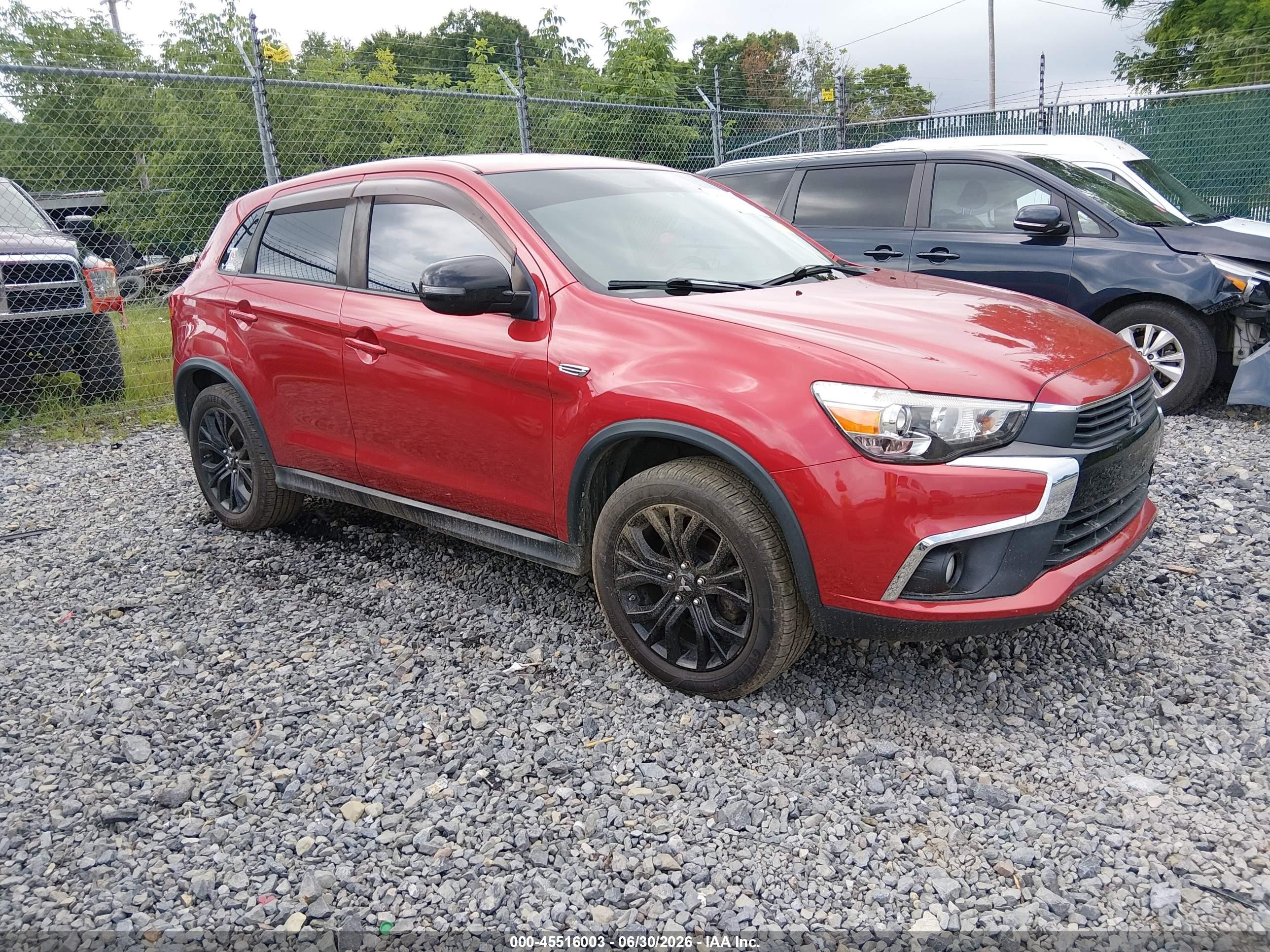 2017 Mitsubishi Outlander ES, VIN JA4AR3AU3HZ045402 — Not stated