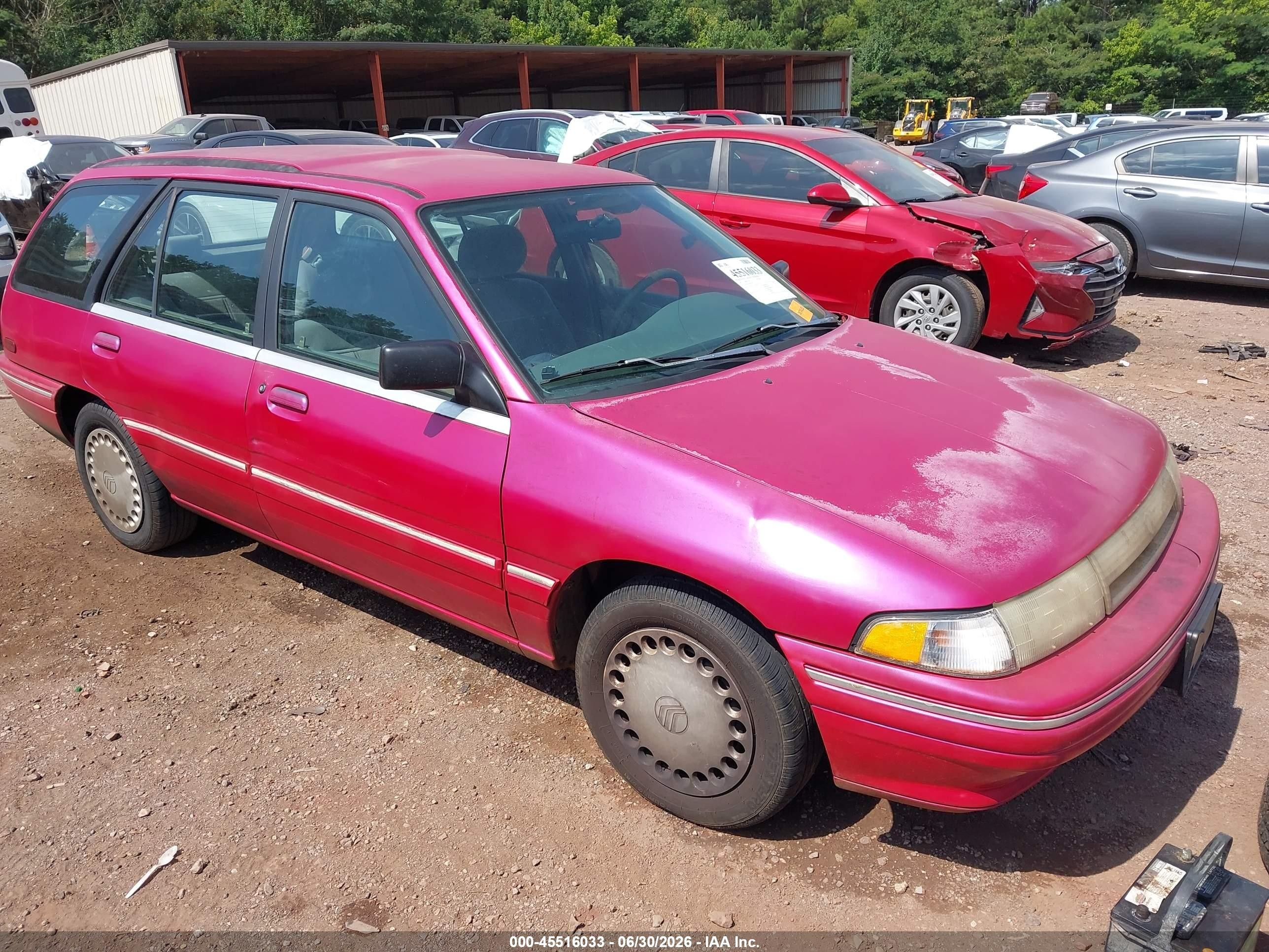 1995 Mercury Tracer, VIN 3MASM15JXSR631698 — Rear end