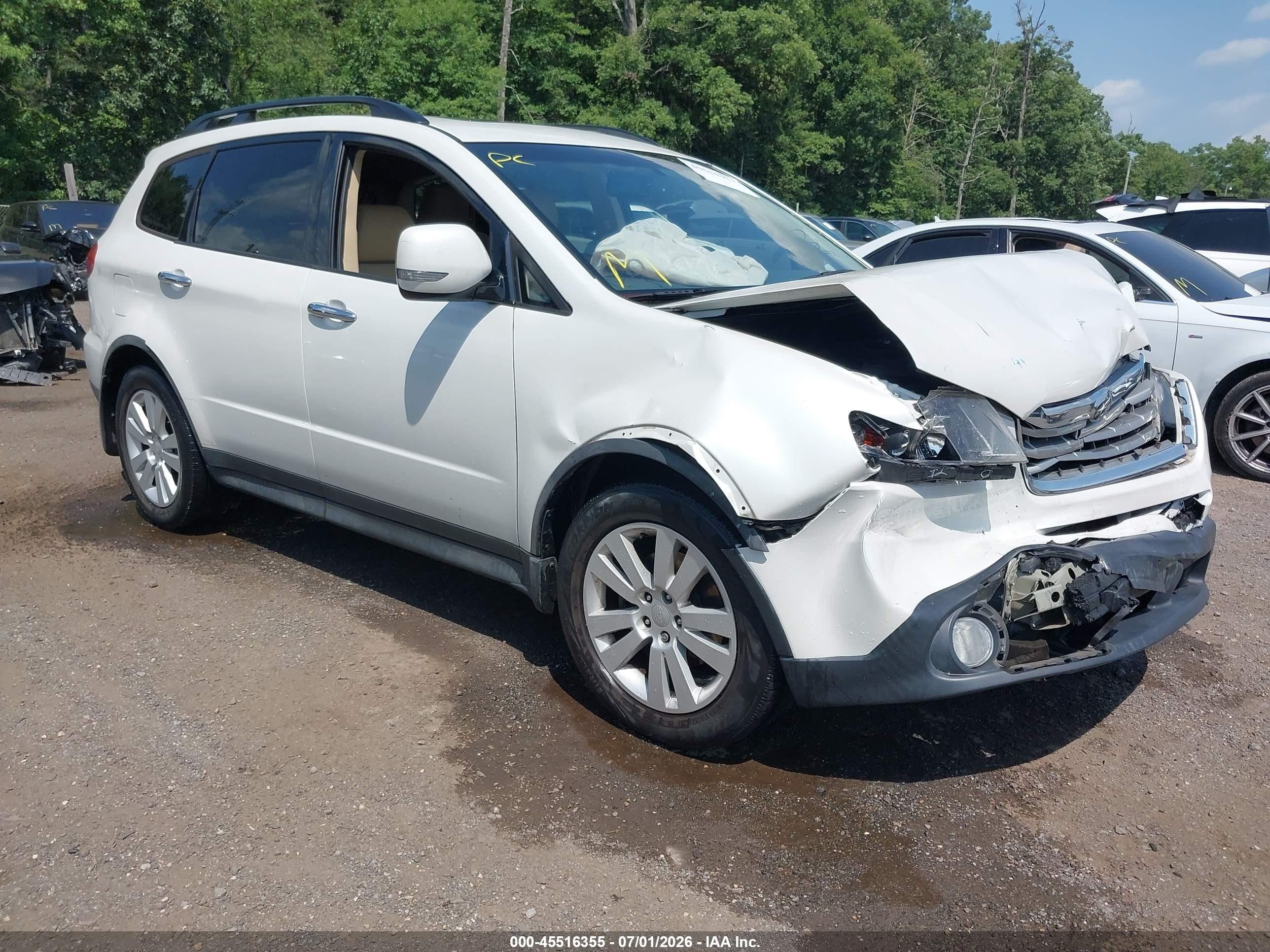 2013 Subaru Tribeca Limited, VIN 4S4WX9HD5D4400549 — Front end