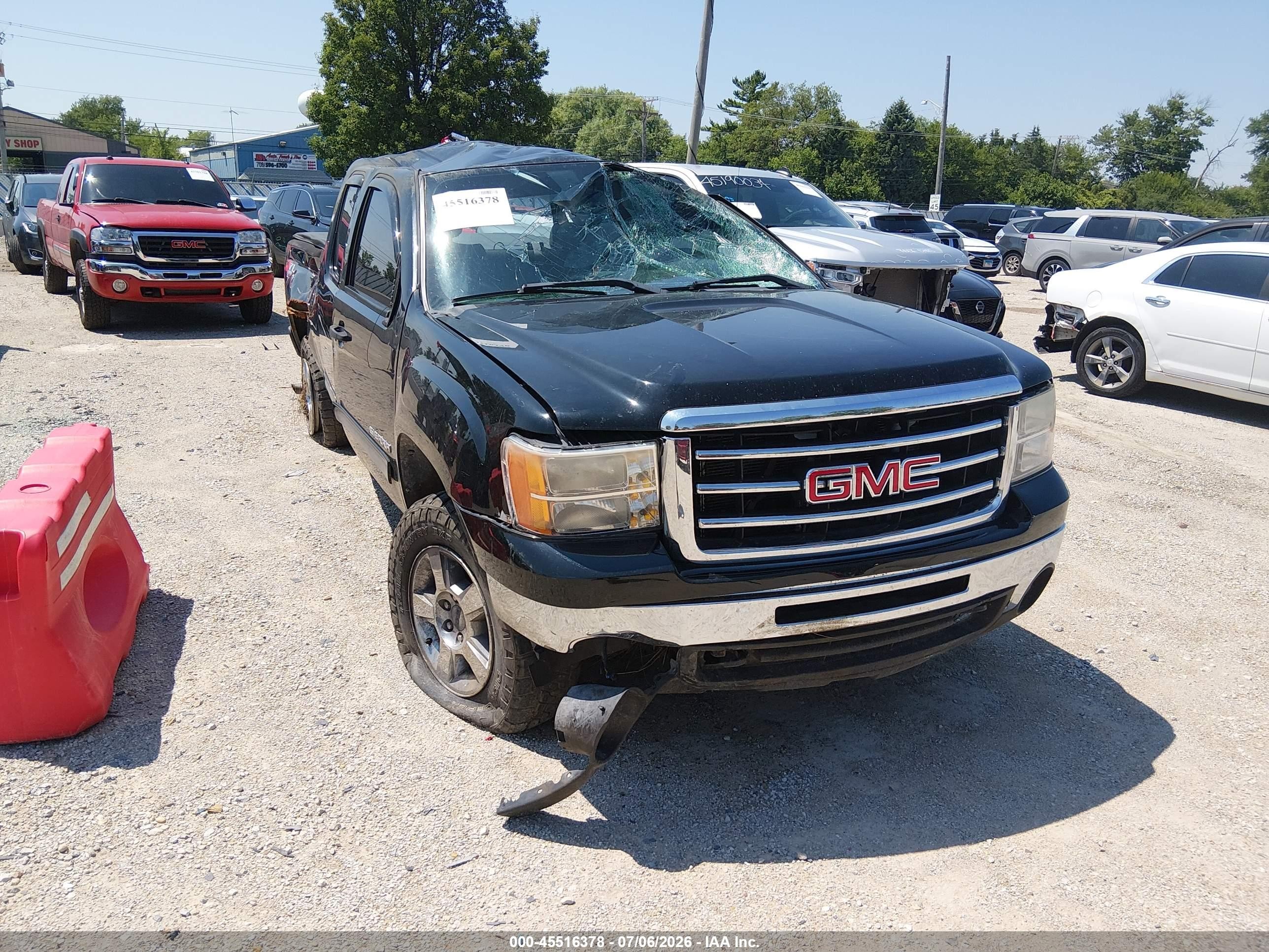 2012 GMC Sierra 1500 SLE, VIN 1GTR2VE79CZ301340 — Rollover