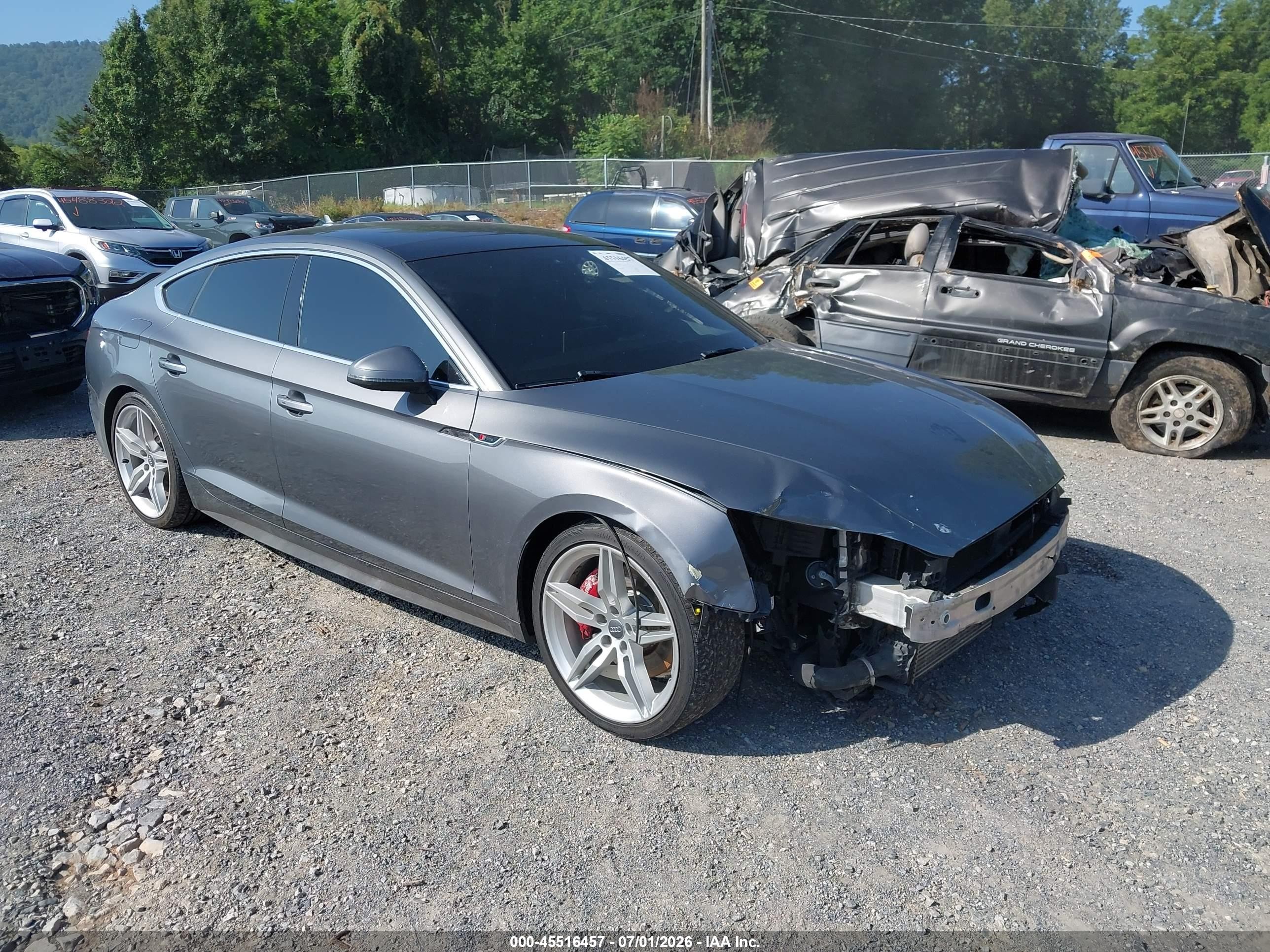 2018 Audi A5 Sportback Prestige, VIN WAUFNCF58JA002734 — Перед