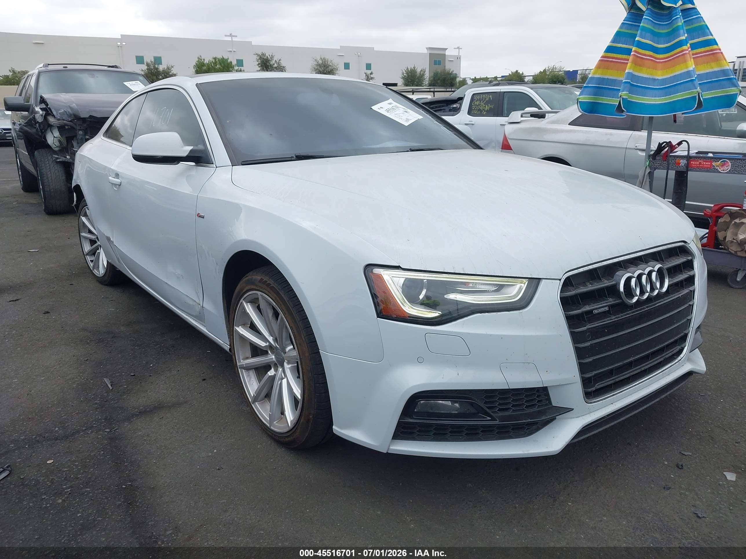 2017 Audi A5 Sport, VIN WAUD2AFR1HA001376 — Зад