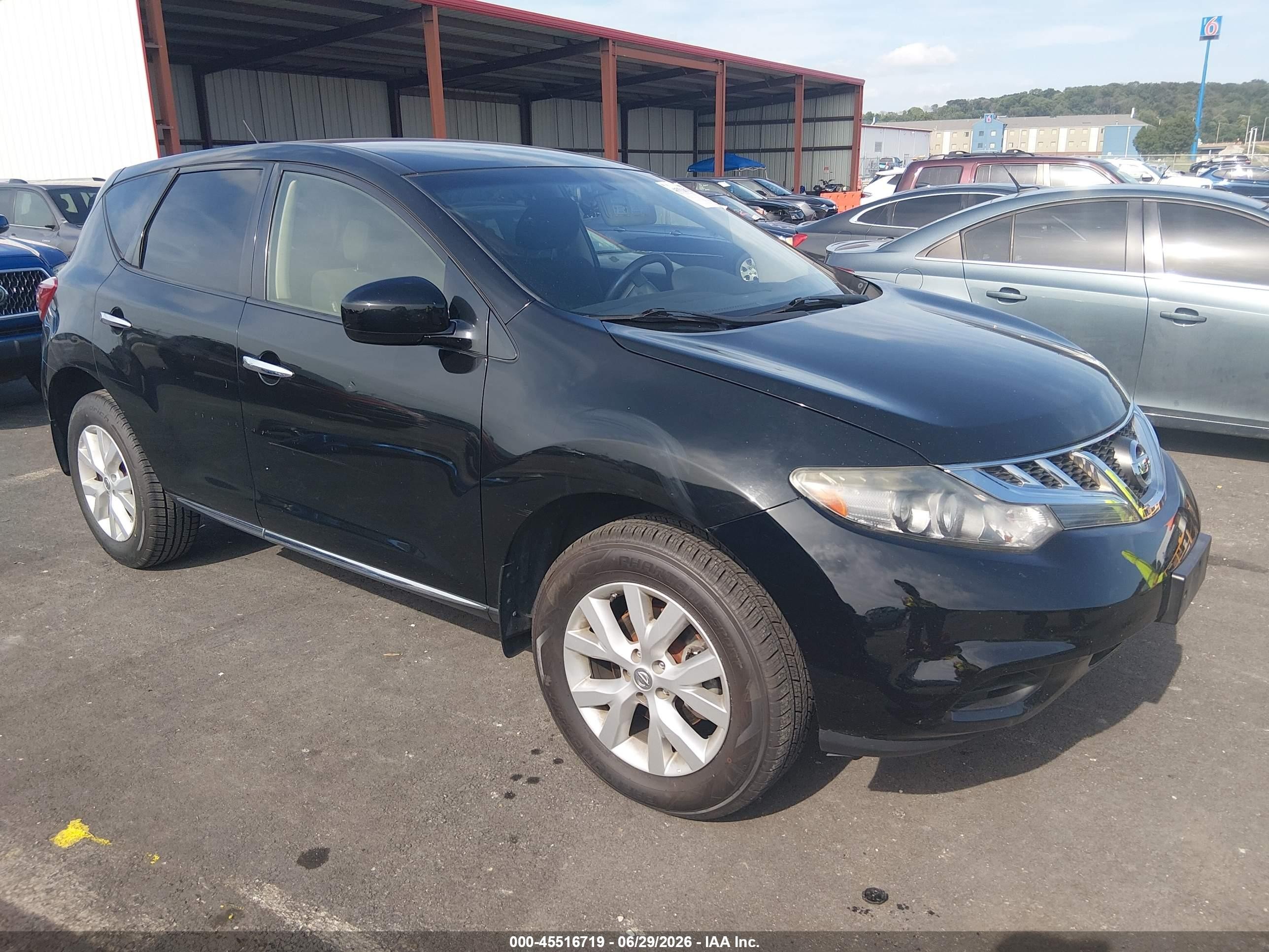 2013 Nissan Murano SV, VIN JN8AZ1MU9DW210181 — Not stated