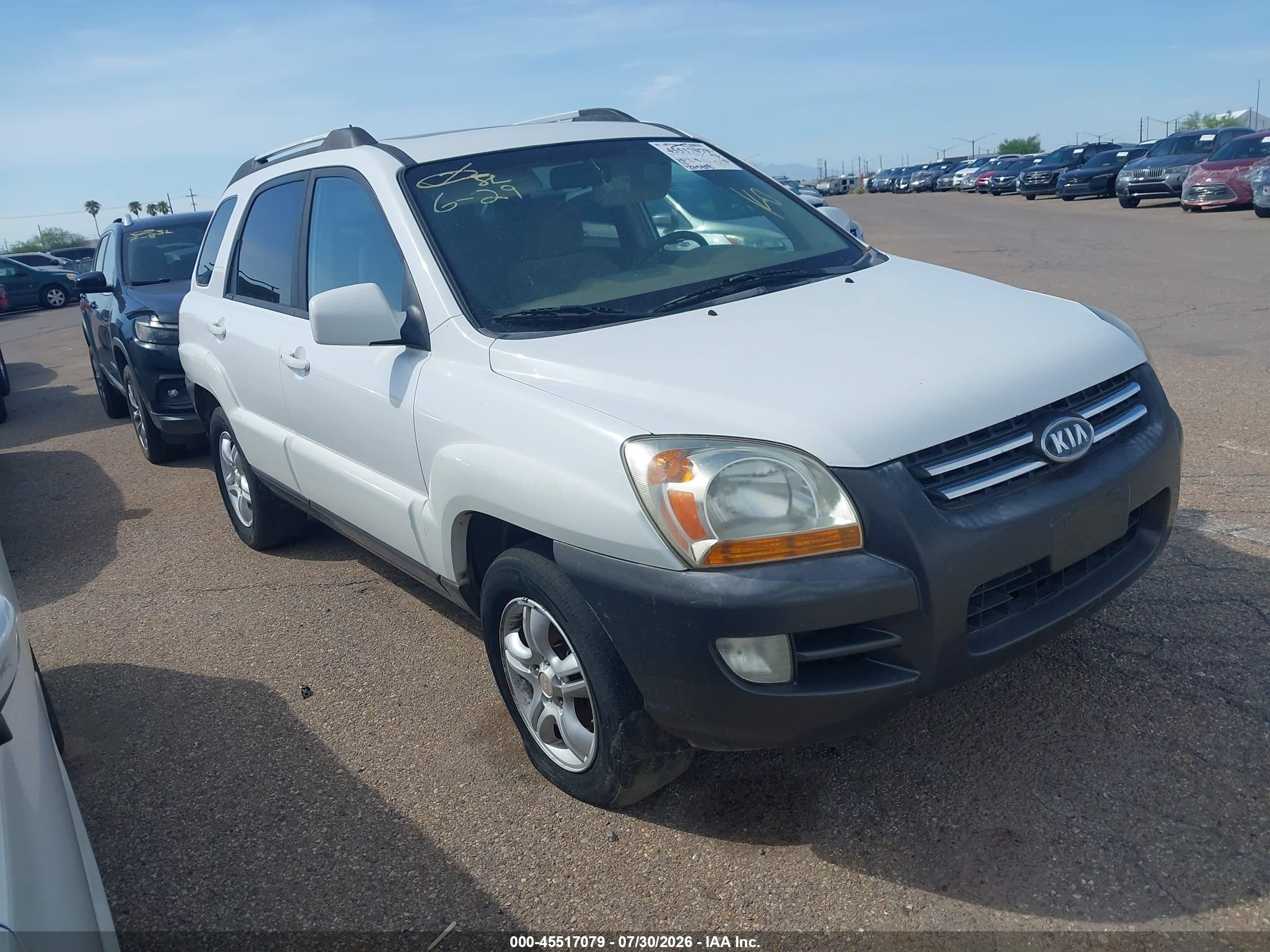 2007 Kia Sportage LX, VIN KNDJF723377308963 — Normal wear