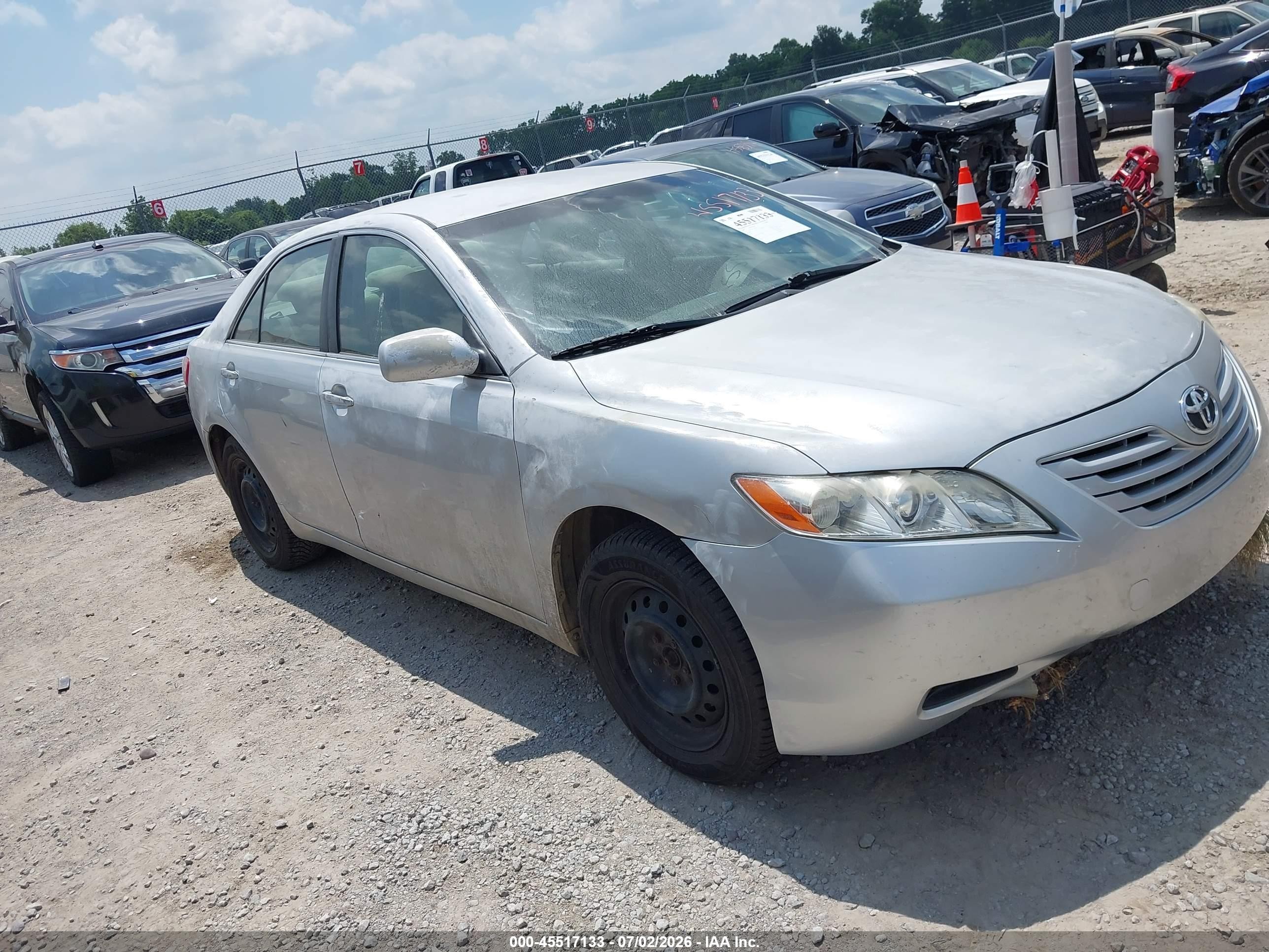 2007 Toyota Camry LE, VIN JTNBE46K073051657 — Undercarriage