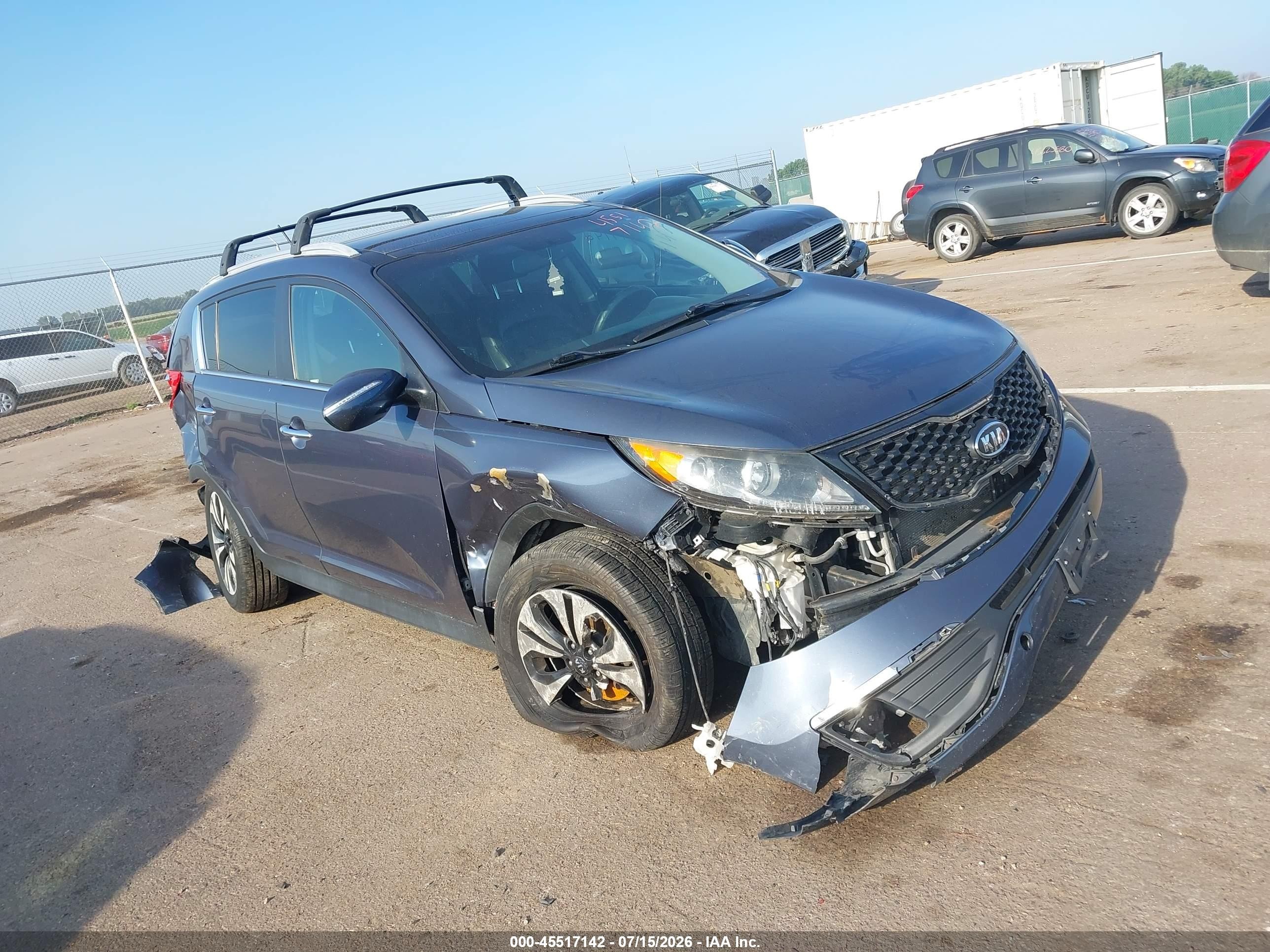 2012 Kia Sportage SX, VIN KNDPC3A6XC7284226 — All over