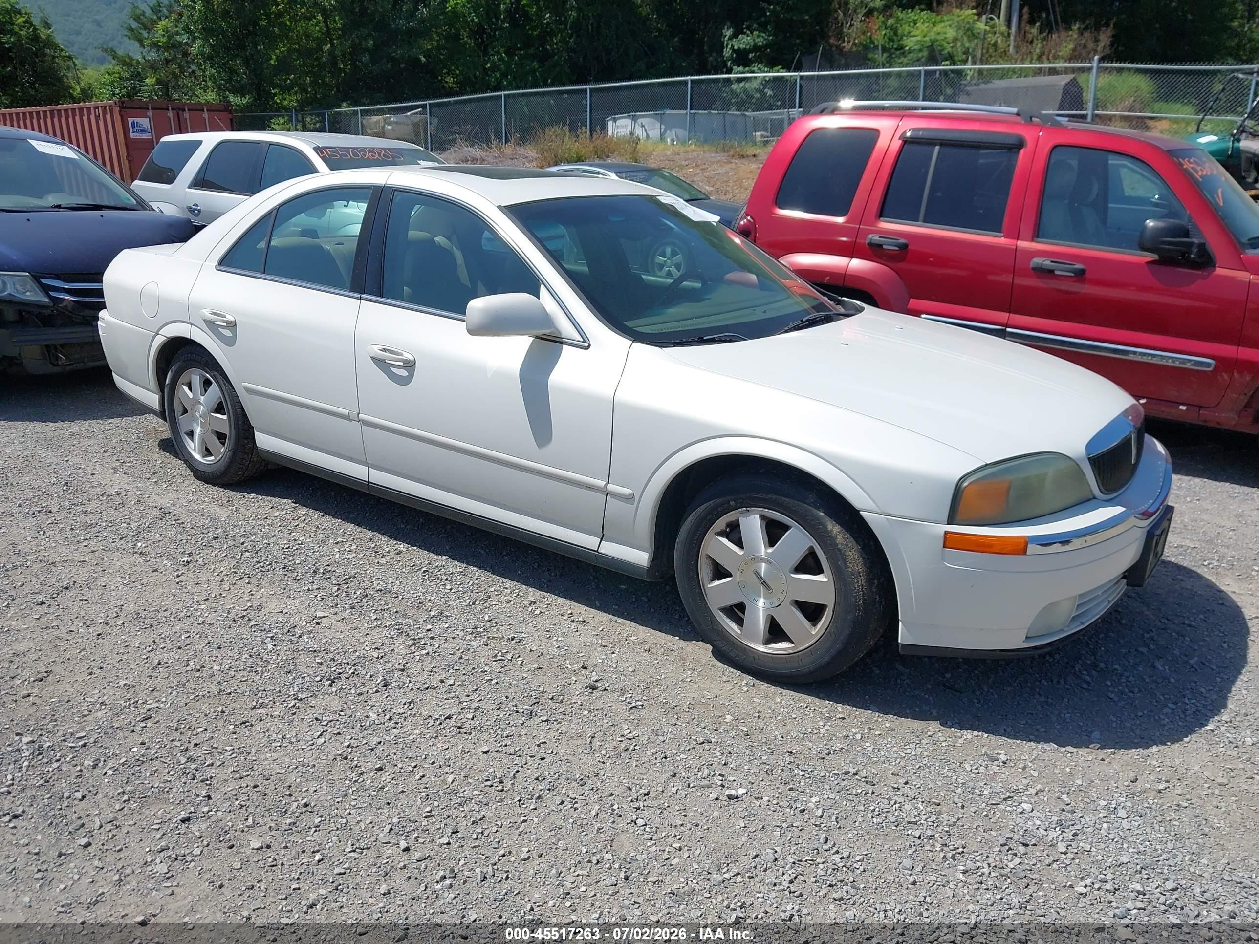 2002 Lincoln LS w/Base Pkg, VIN 1LNHM86S32Y685464 — Обычный износ