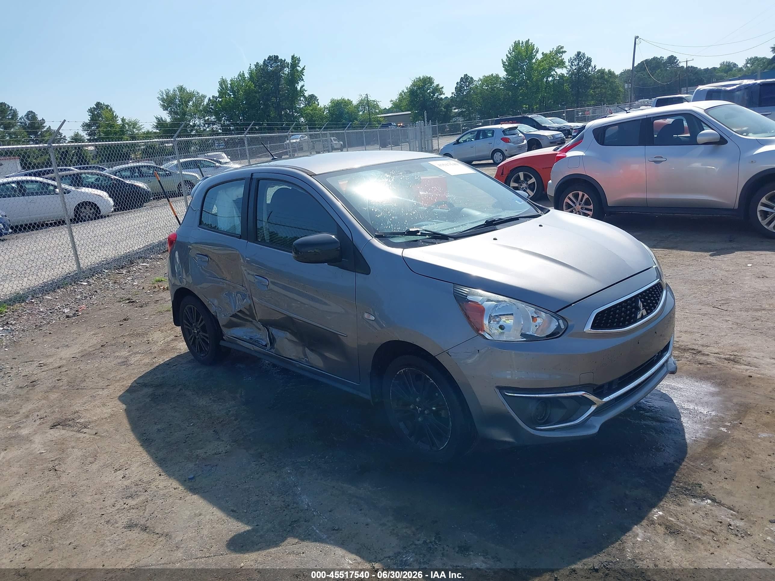 2019 Mitsubishi Mirage GT, VIN ML32A5HJ0KH016223 — Front end