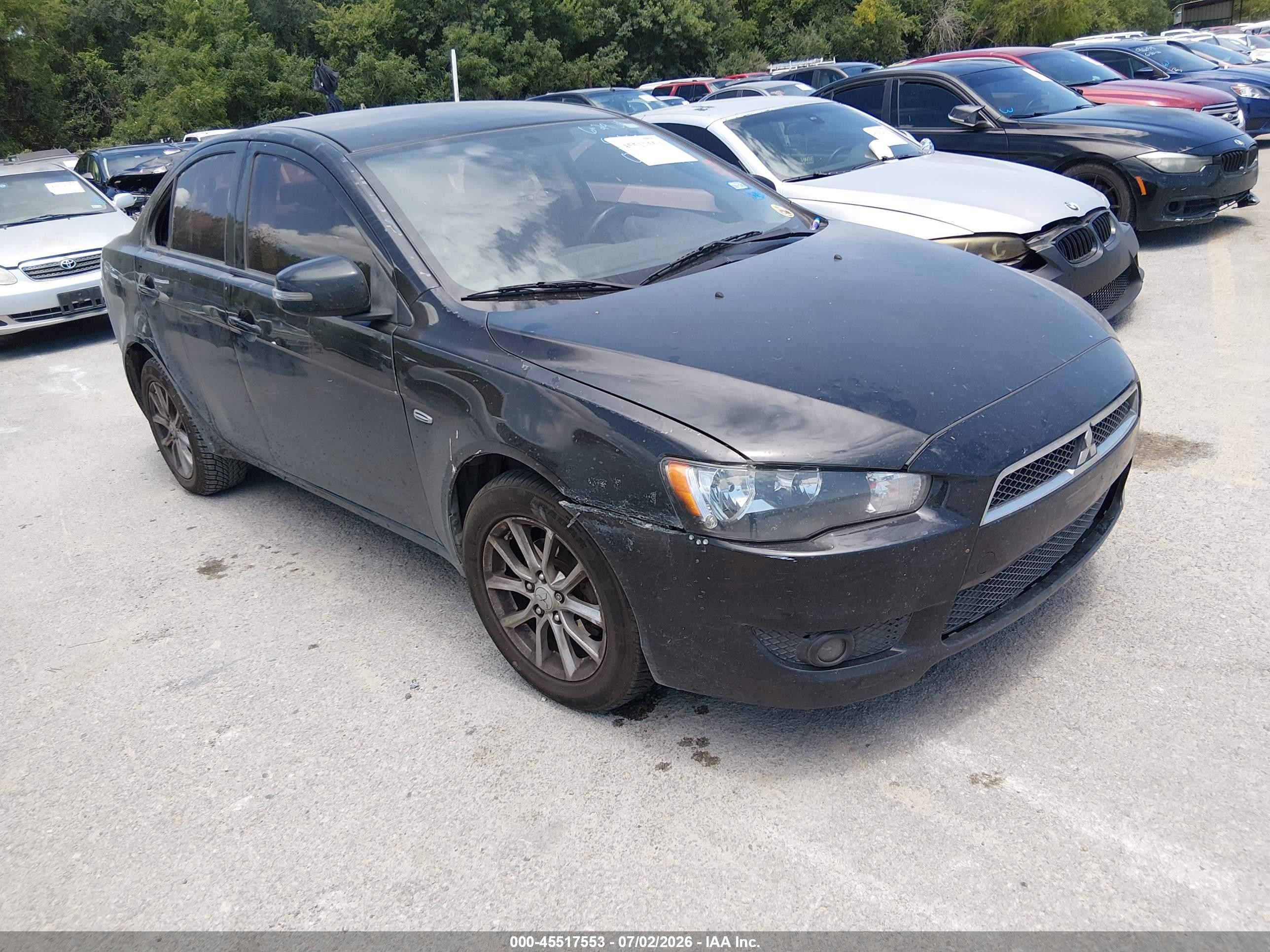 2015 Mitsubishi Lancer ES, VIN JA32U2FU3FU005261 — Front end