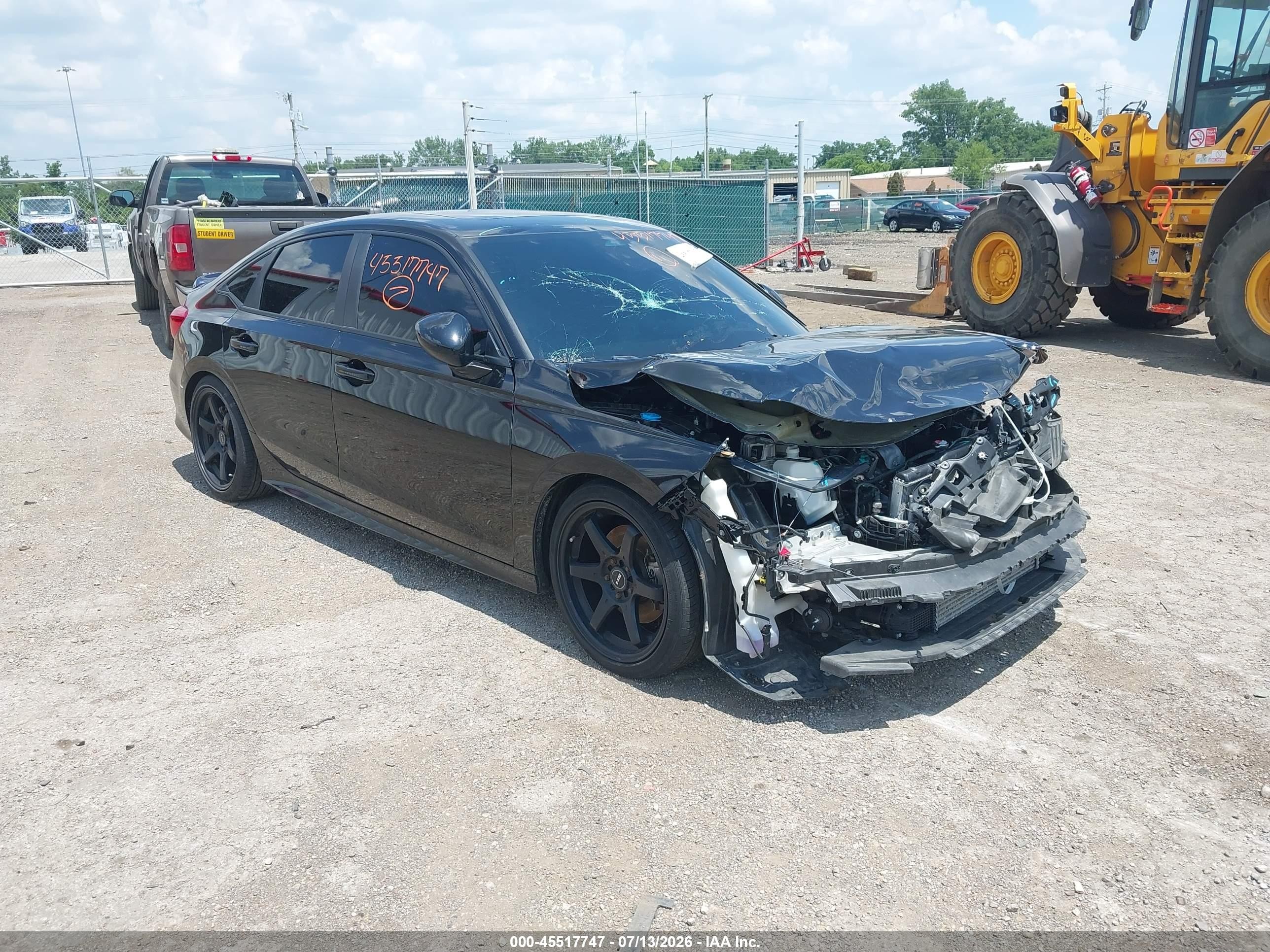 2024 Honda Civic Si, VIN 2HGFE1E57RH475080 — Front end
