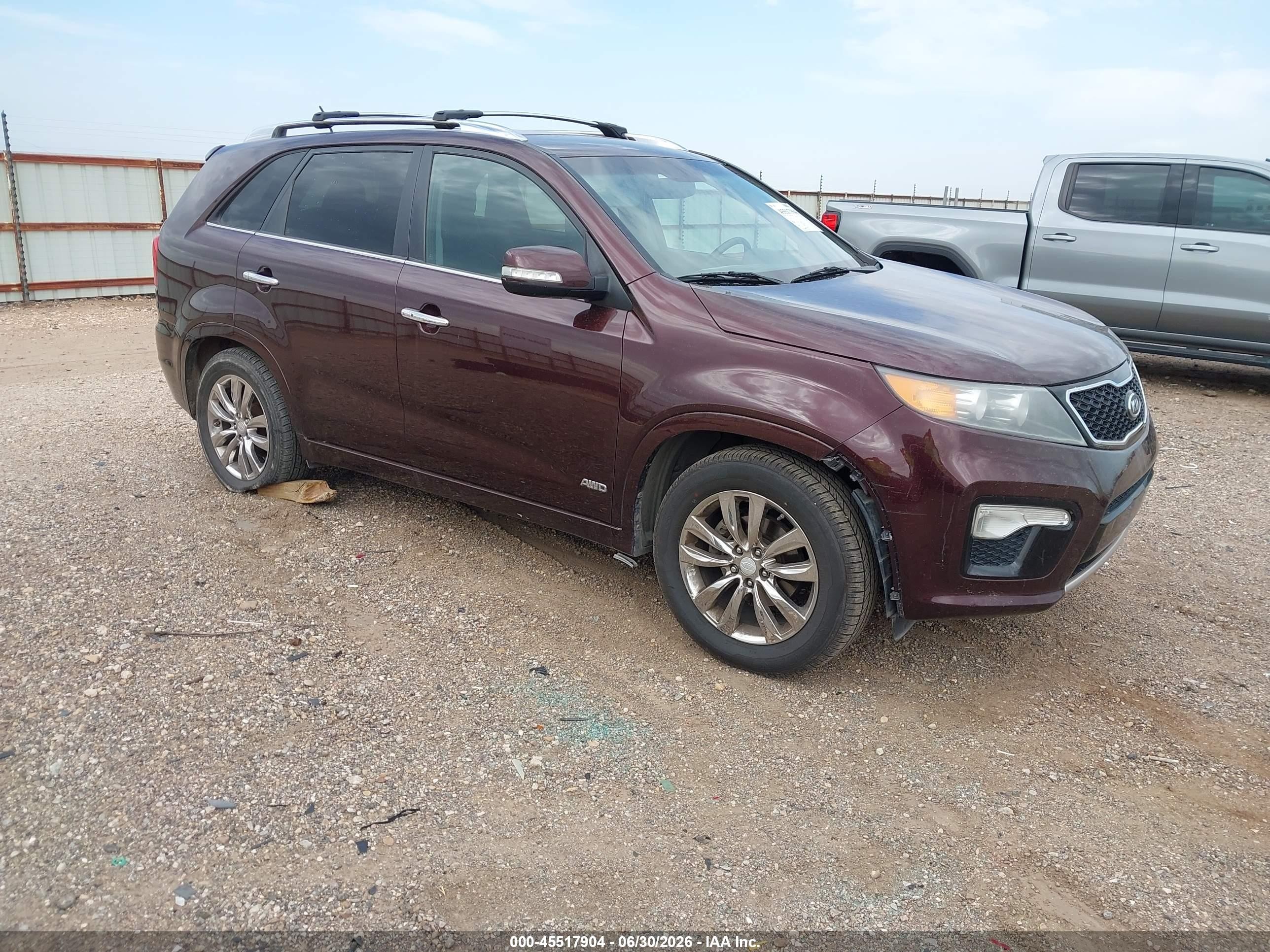2012 Kia Sorento SX, VIN 5XYKWDA21CG287779 — Hail