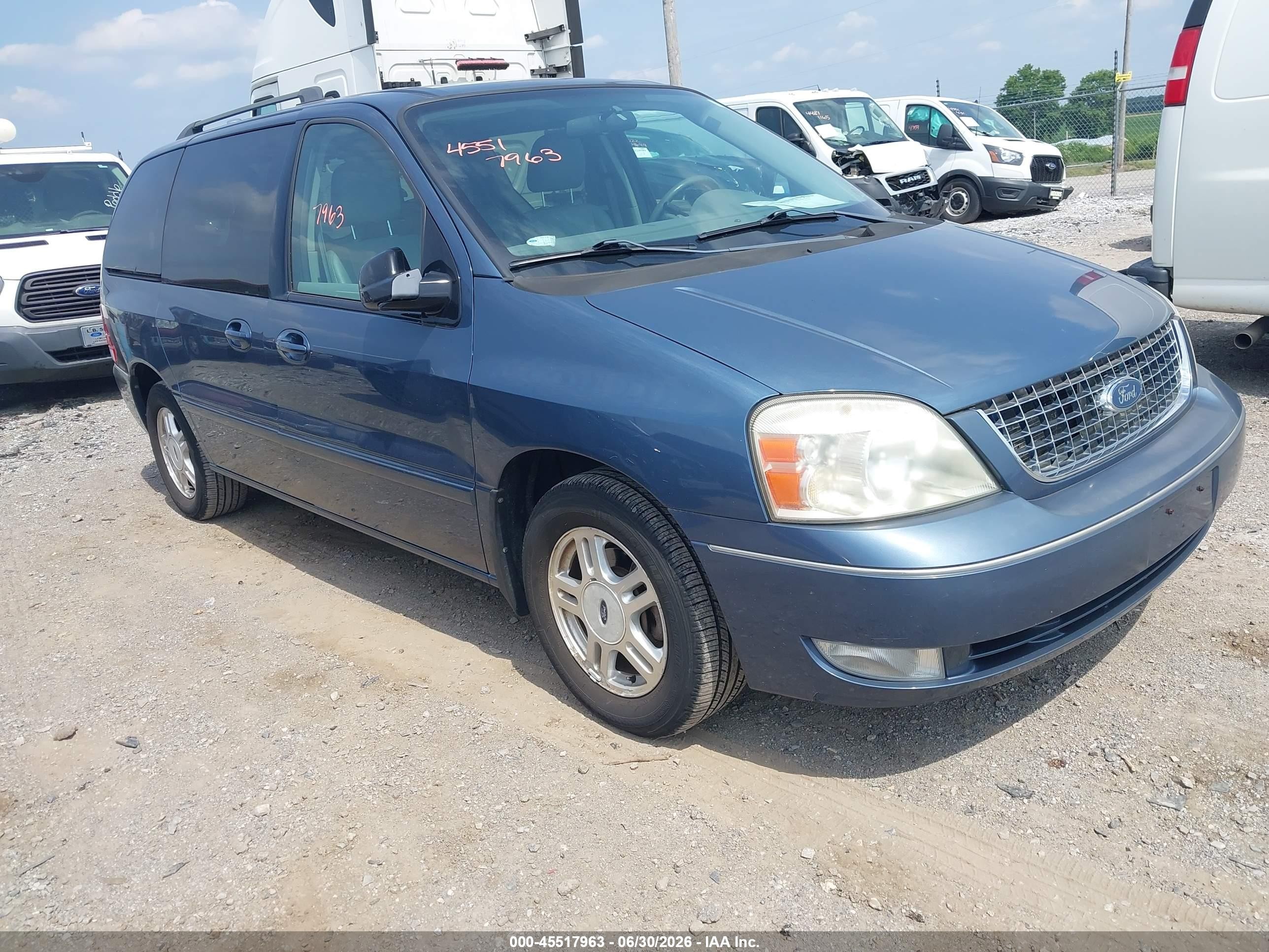 2006 Ford Freestar SEL, VIN 2FMDA52286BA43627 — Normal wear