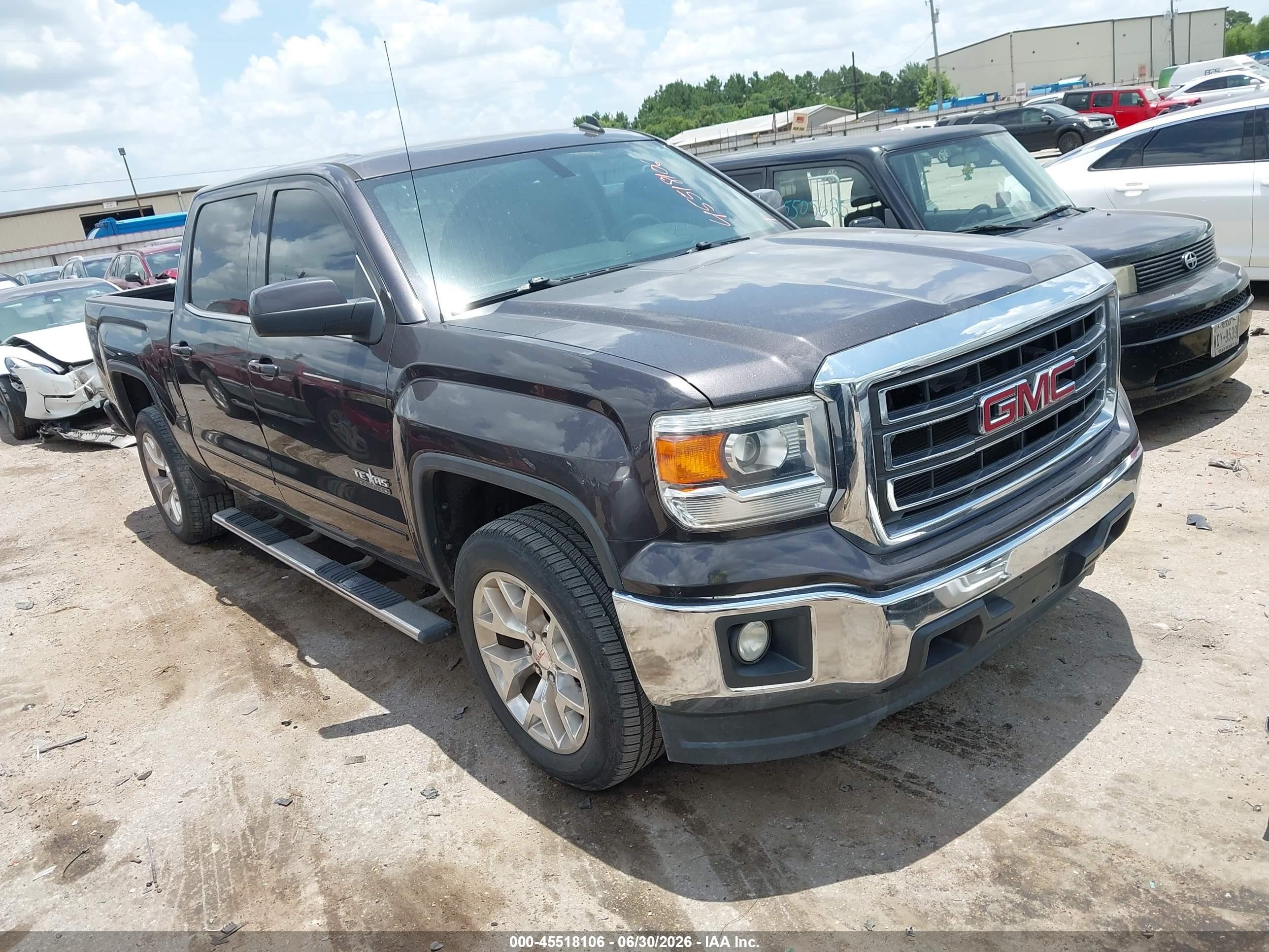 2014 GMC Sierra 1500 SLE, VIN 3GTP1UEC9EG552198 — Rear end