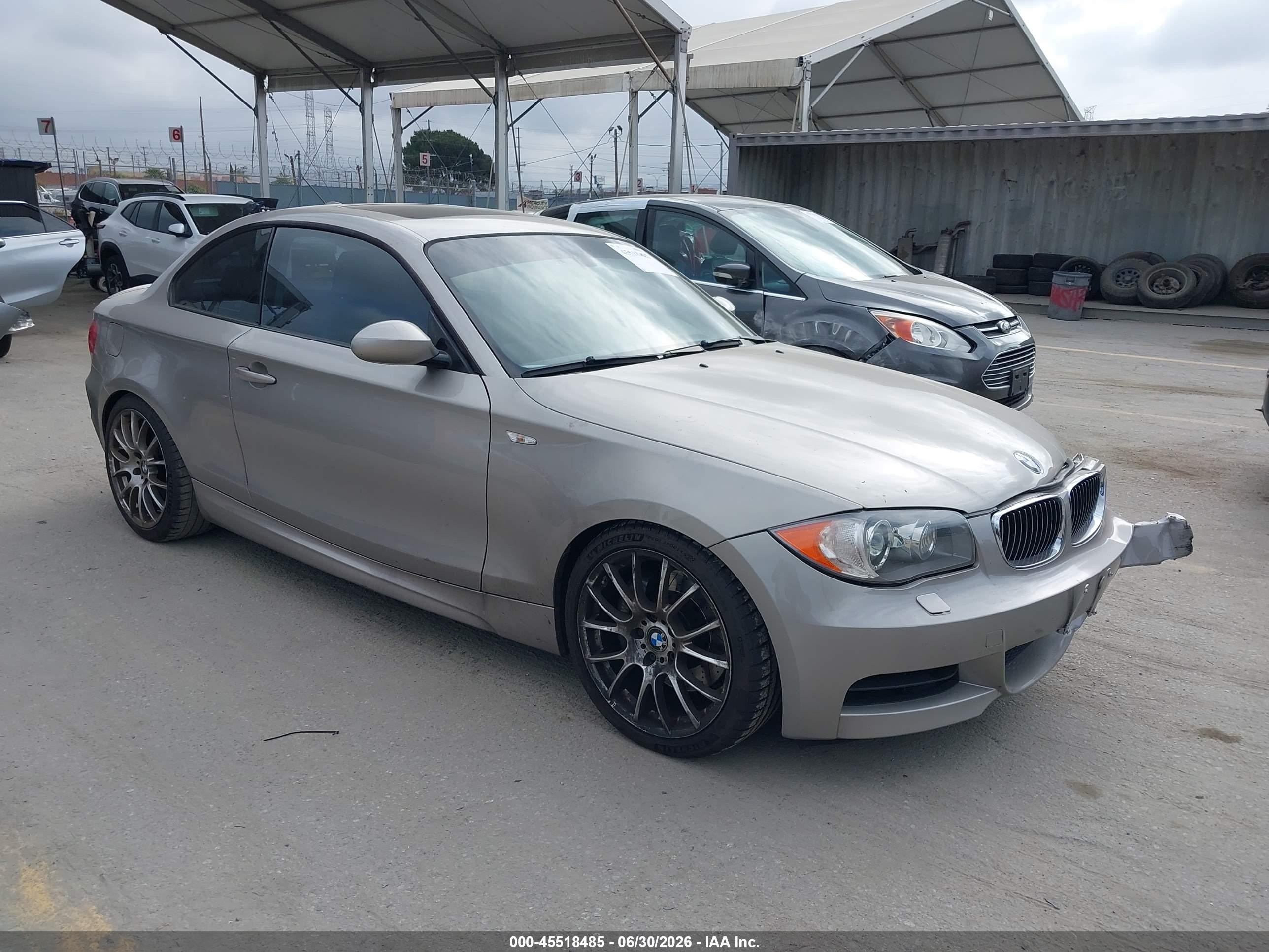 2008 BMW 1 Series 135i, VIN WBAUC73518VF23163 — Front end