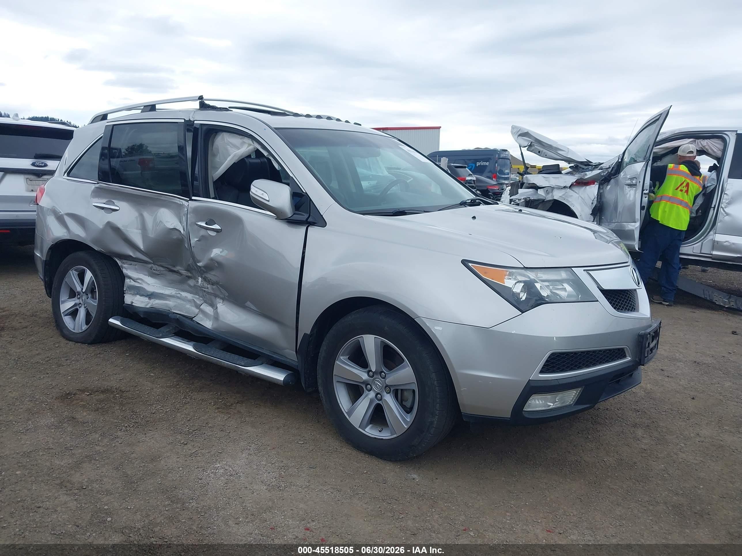 2012 Acura MDX Technology, VIN 2HNYD2H36CH528900 — Side
